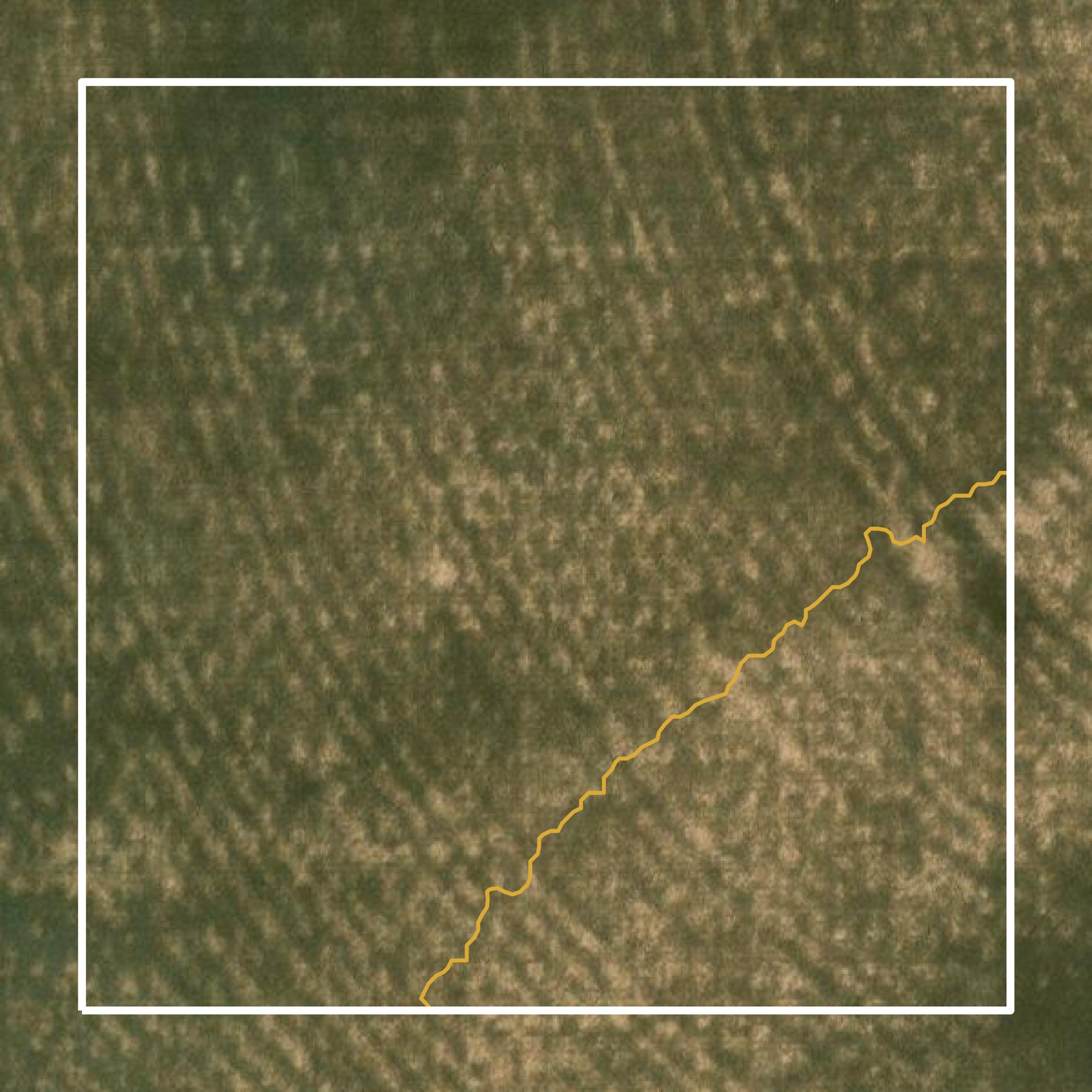 This image shows a contour map in Crosby County created using GIS data in Equator.
