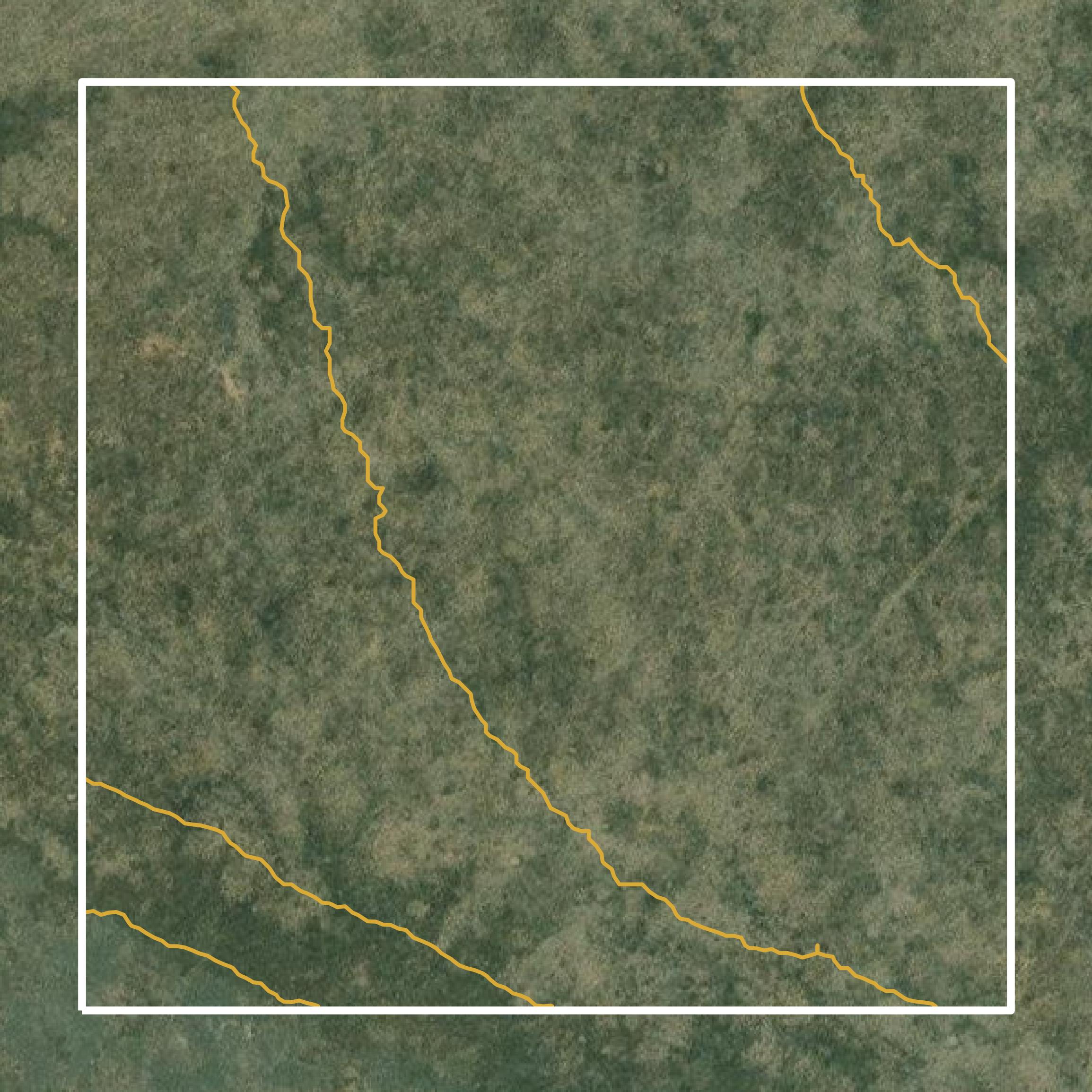 This image shows a contour map in Dallam County created using GIS data in Equator.