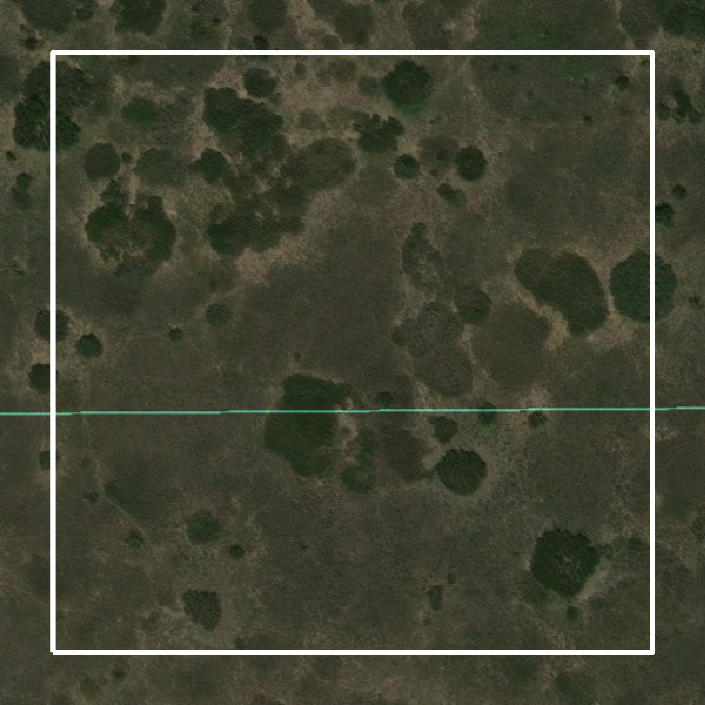 This image shows a contour map in Denton County created using GIS data in Equator.