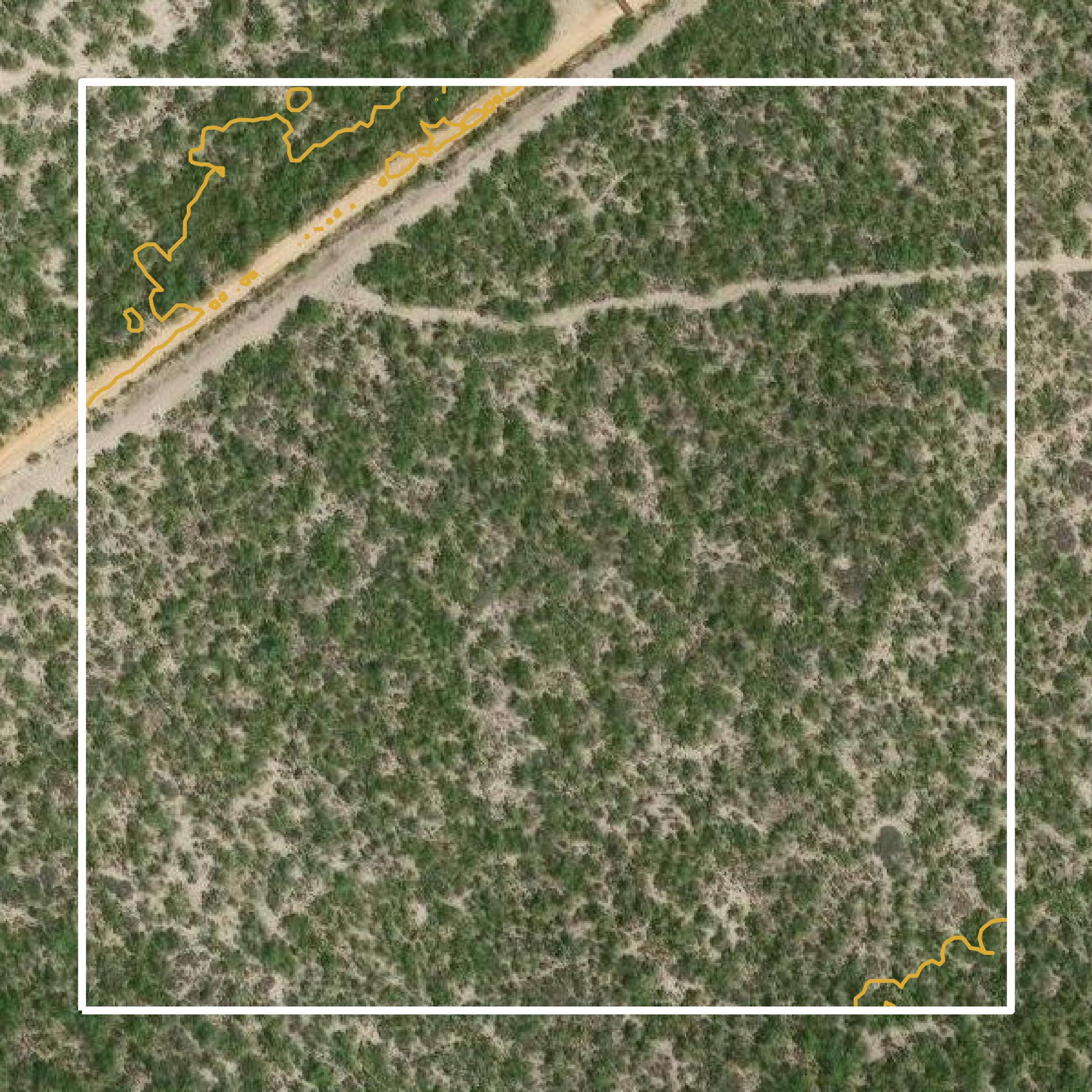 This image shows a contour map in Dimmit County created using GIS data in Equator.