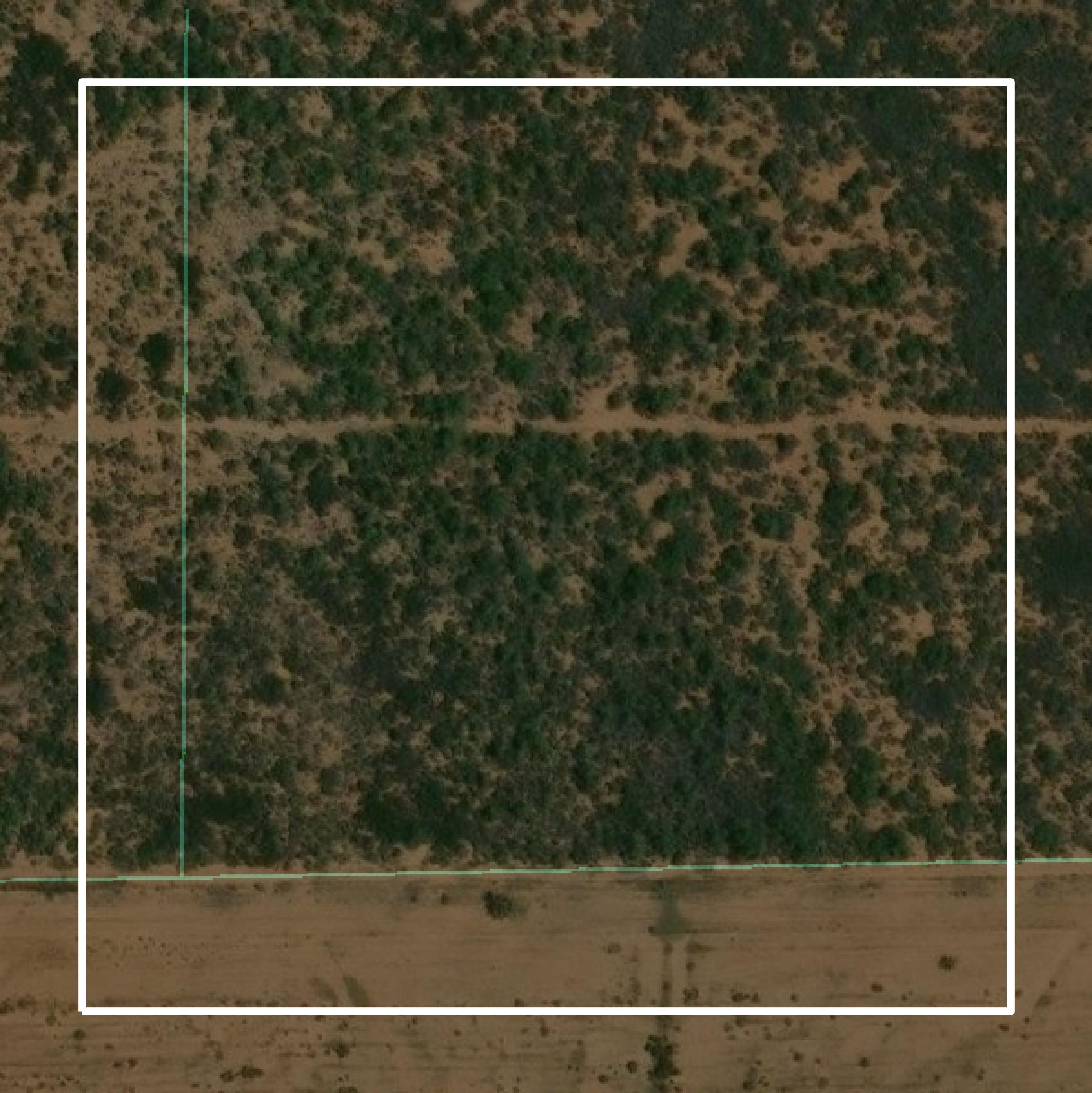 This image shows parcel and building data in Dimmit County created using GIS data in Equator.