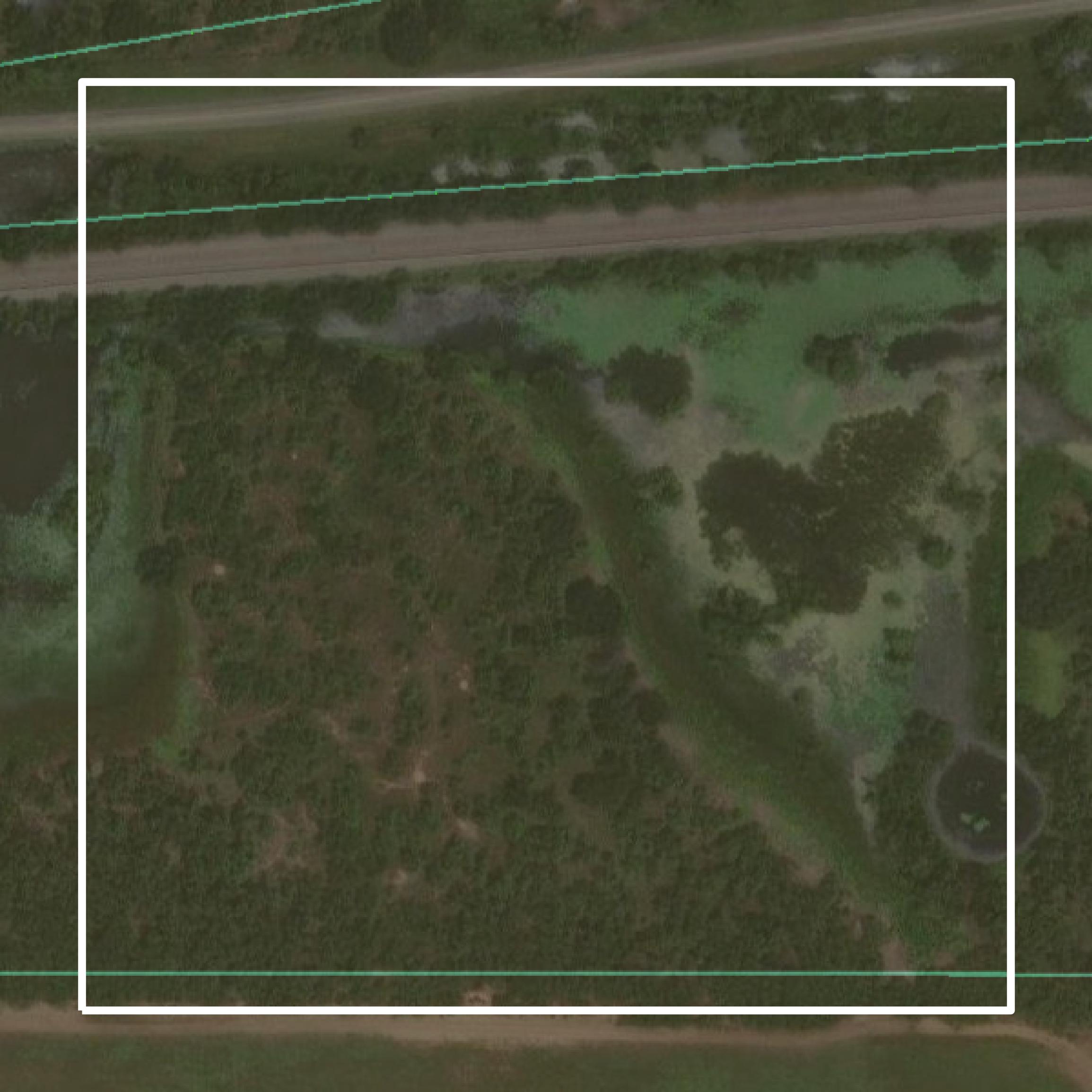 This image shows parcel and building data in Eastland County created using GIS data in Equator.