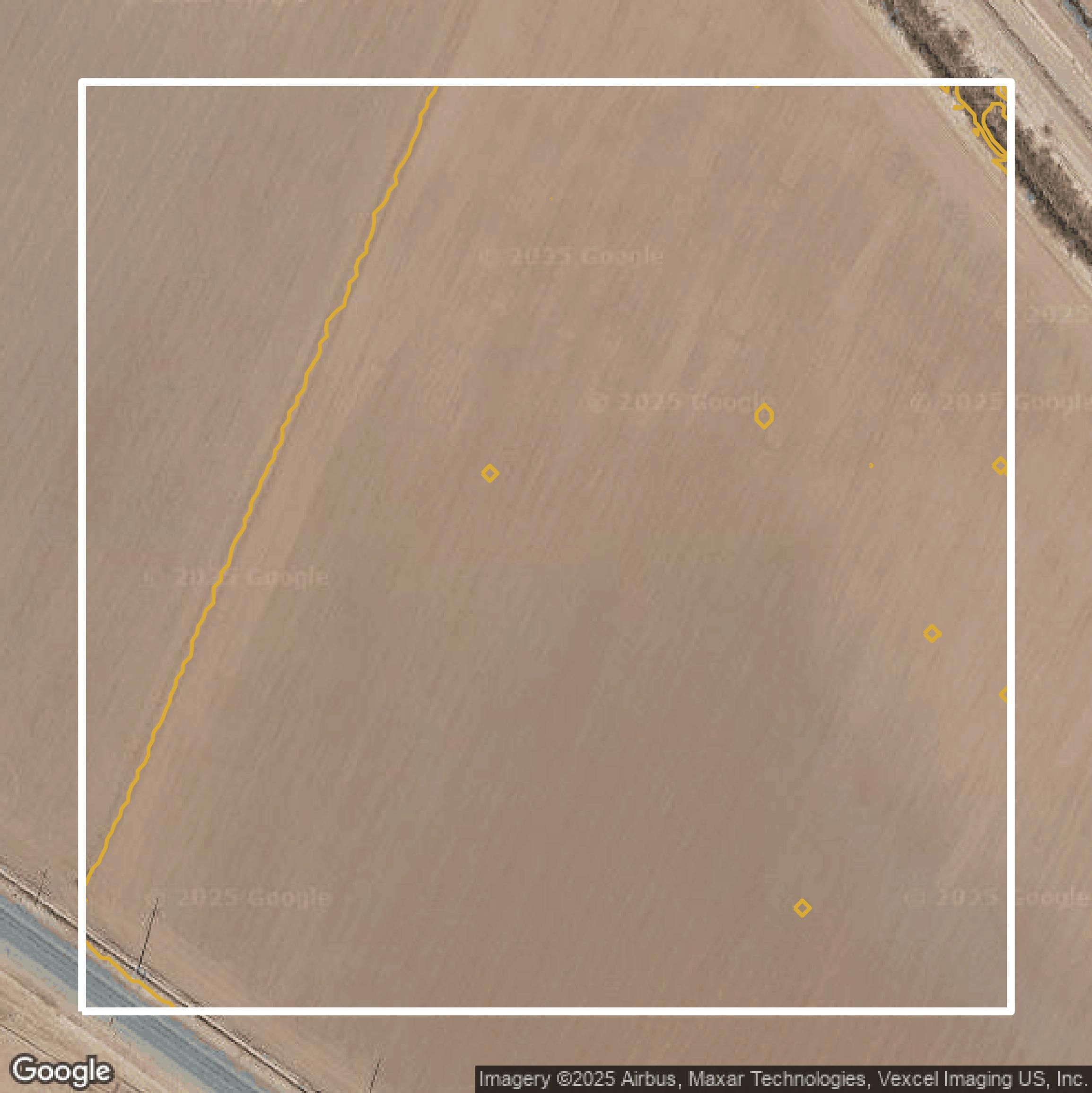 This image shows a contour map in El Paso County created using GIS data in Equator.