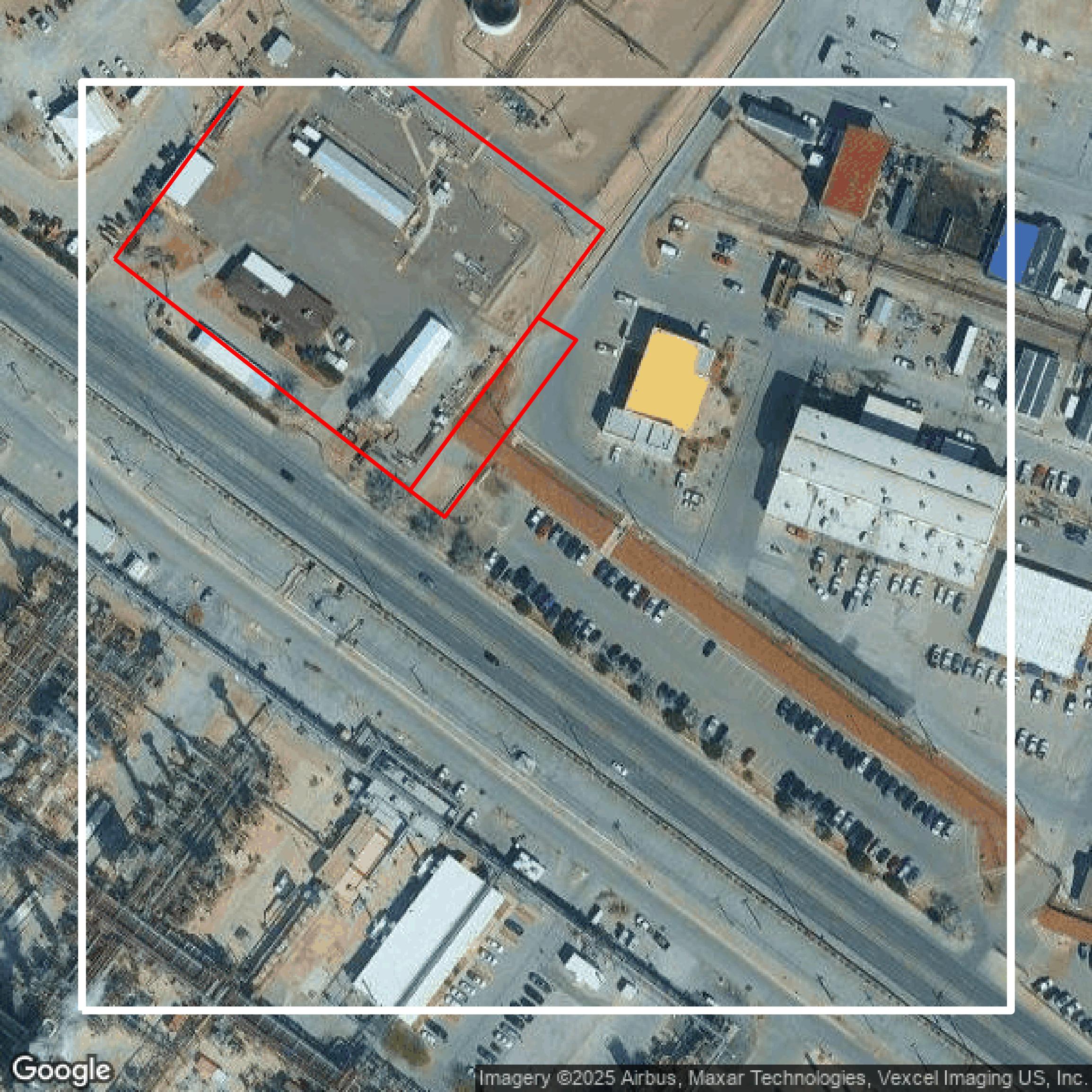 This image shows parcel data in El Paso County created using GIS data in Equator.
