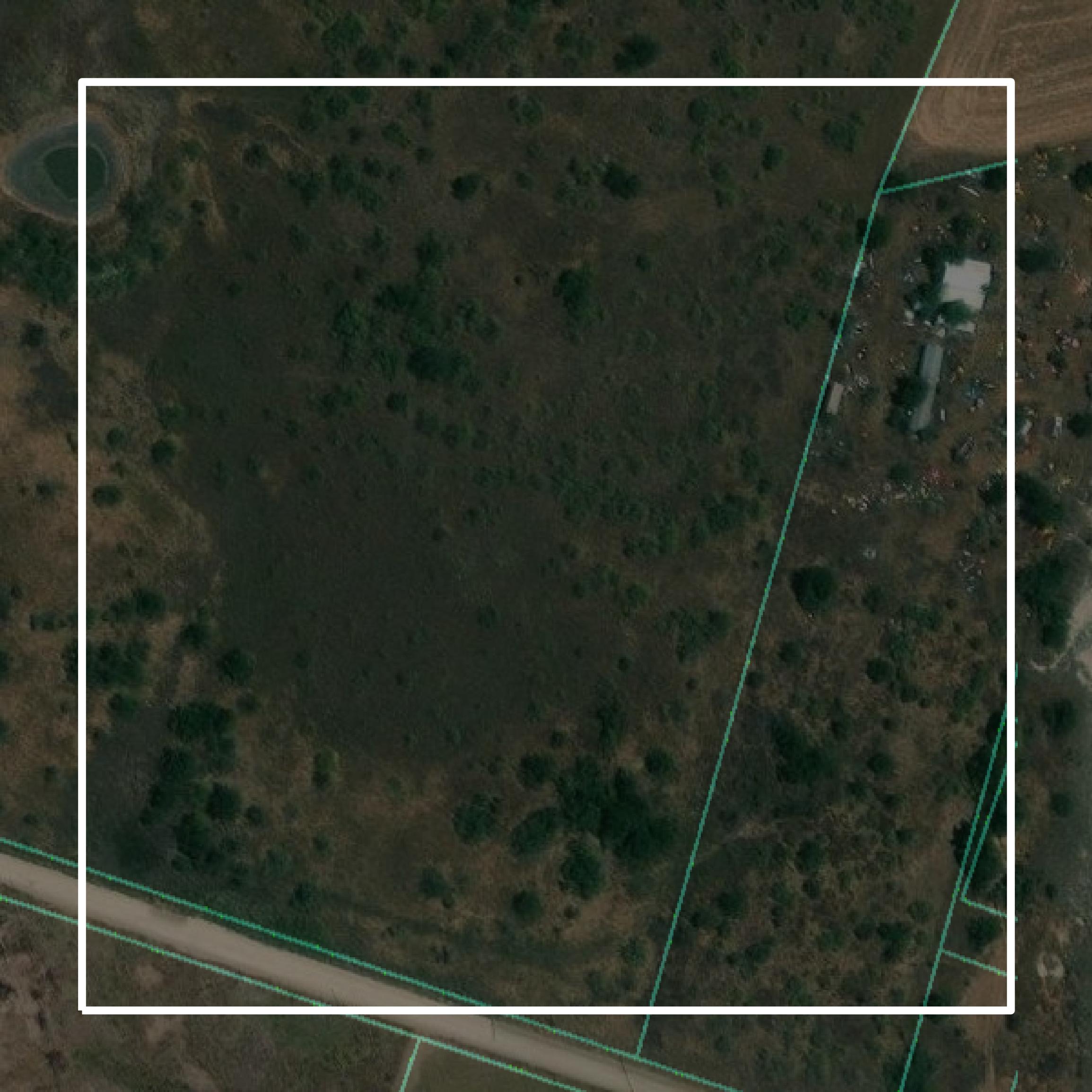 This image shows parcel and building data in Erath County created using GIS data in Equator.