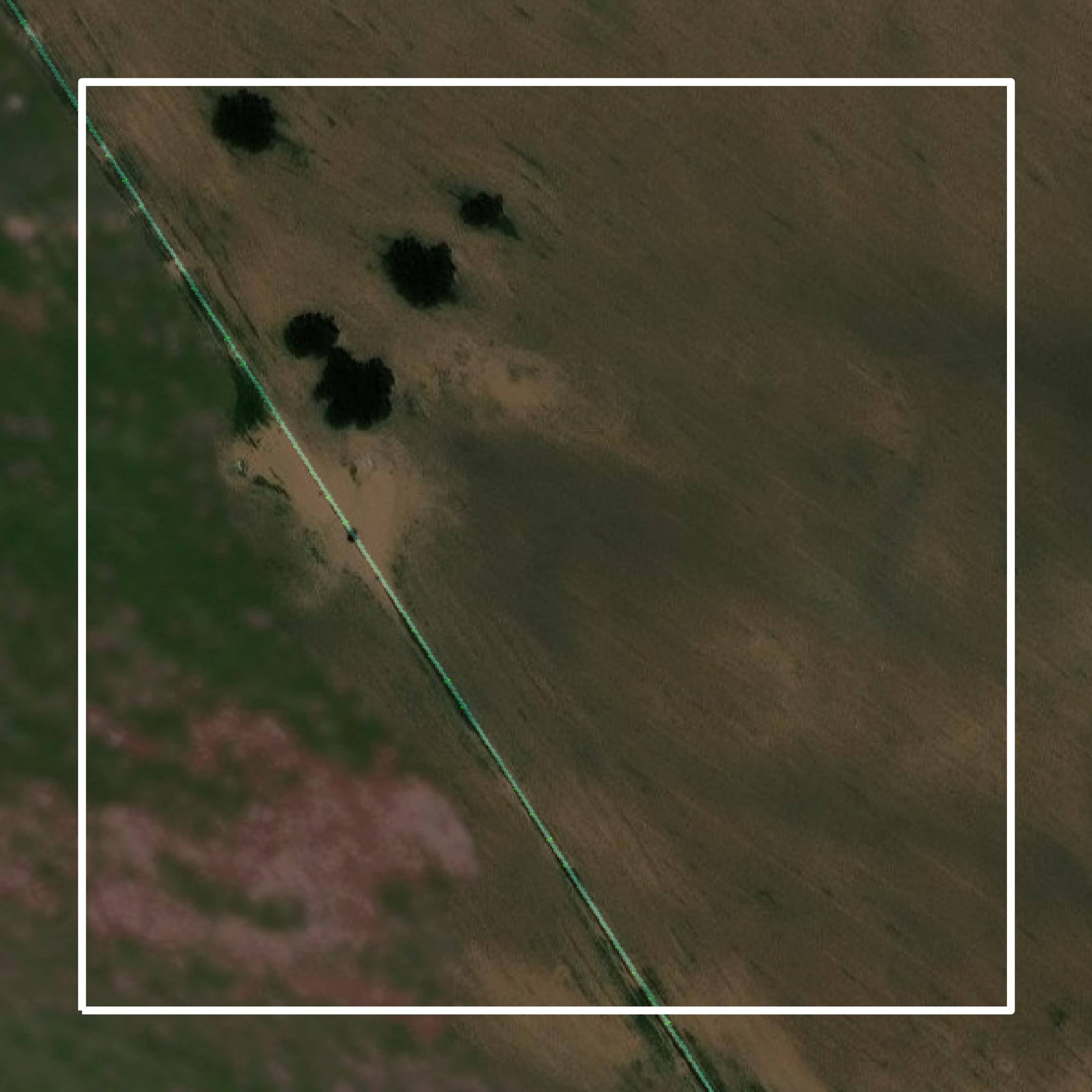 This image shows parcel and building data in Falls County created using GIS data in Equator.
