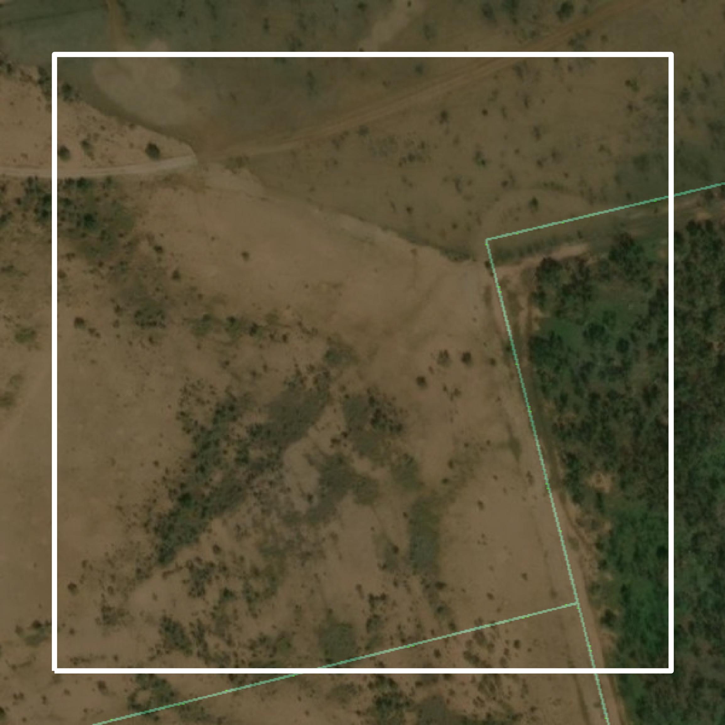This image shows parcel and building data in Fisher County created using GIS data in Equator.