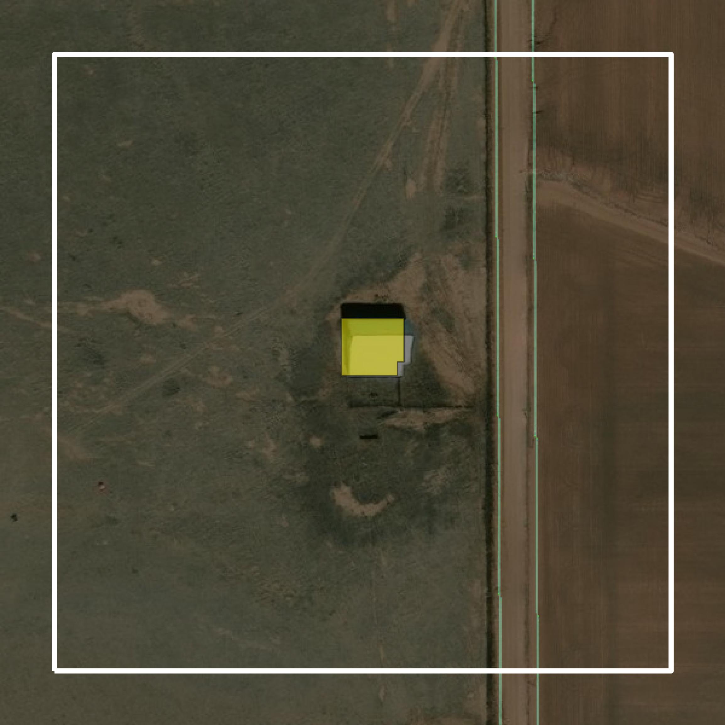 This image shows parcel and building data in Floyd County created using GIS data in Equator.