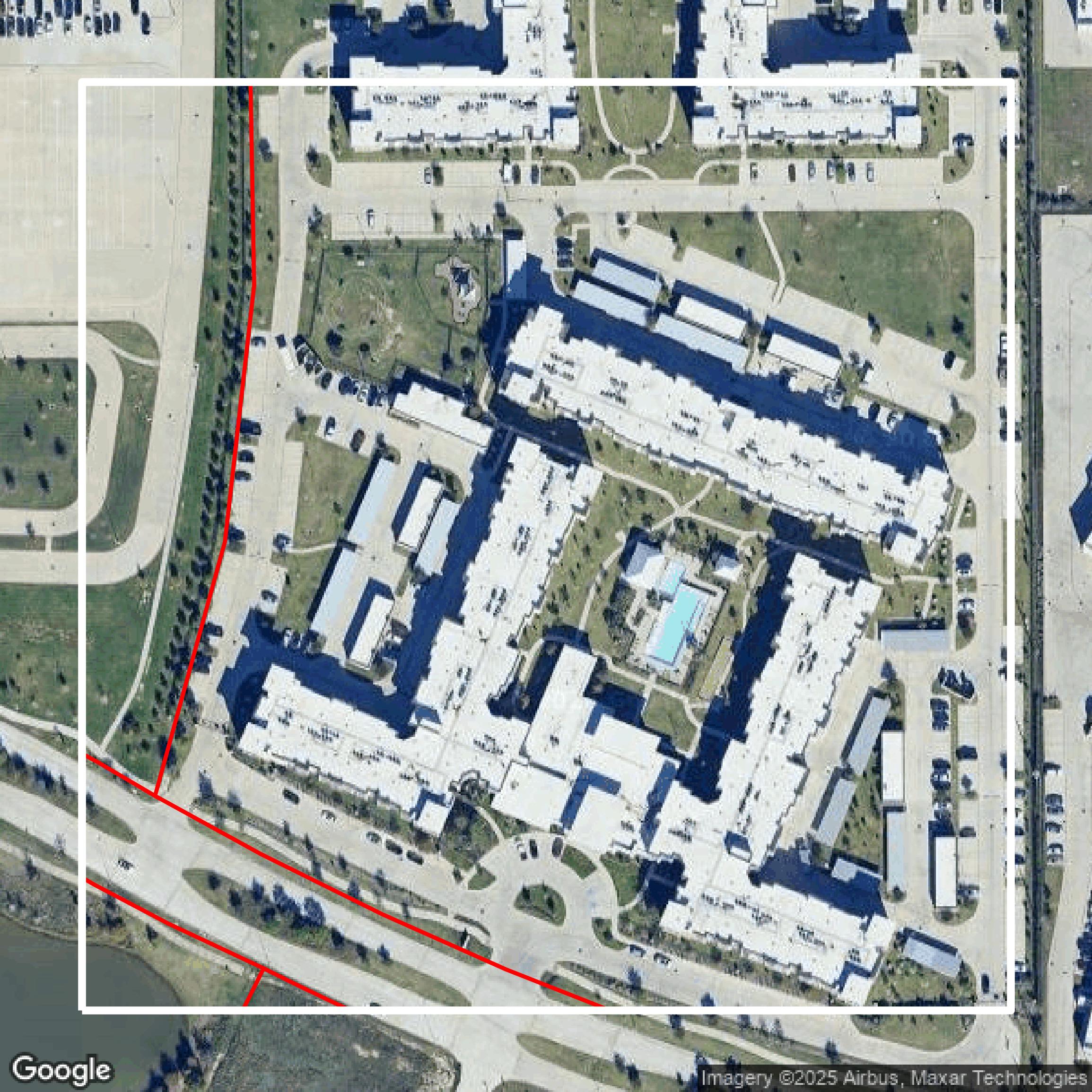 This image shows parcel data in Fort Bend County created using GIS data in Equator.