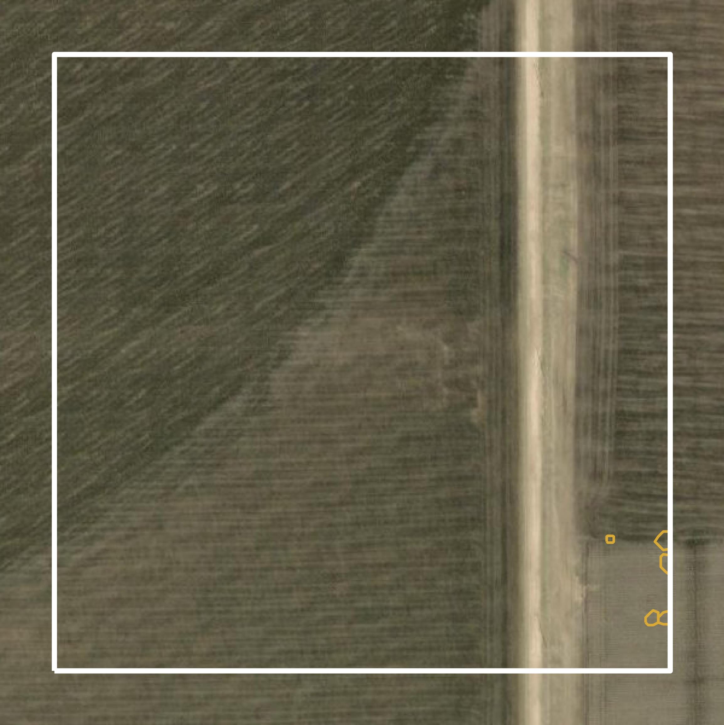 This image shows a contour map in Frio County created using GIS data in Equator.