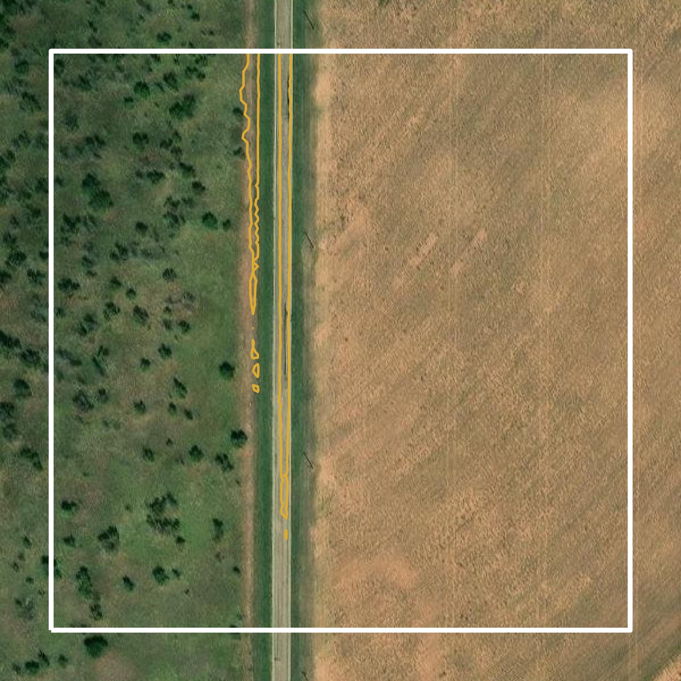 This image shows a contour map in Garza County created using GIS data in Equator.
