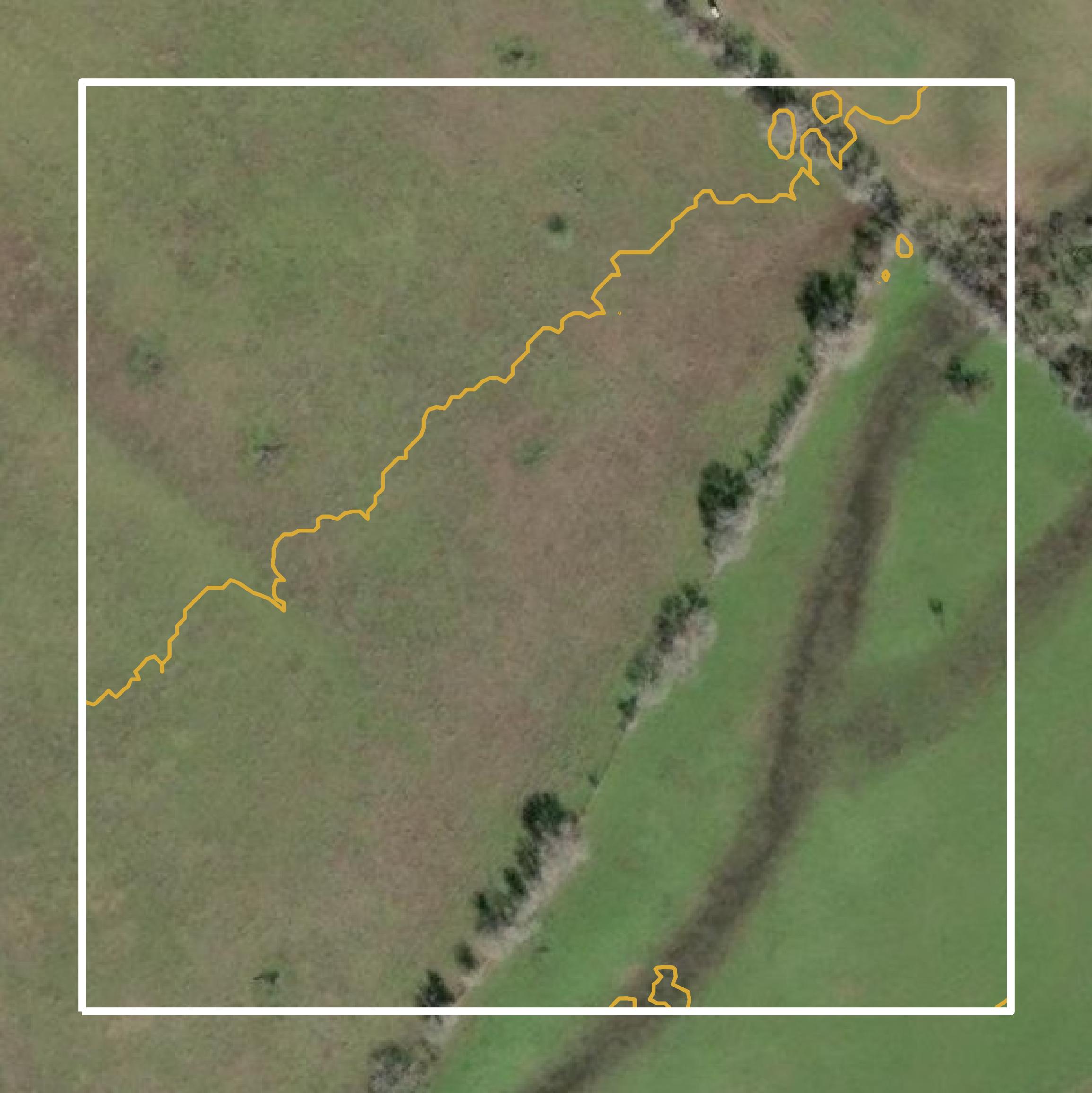 This image shows a contour map in Gonzales County created using GIS data in Equator.