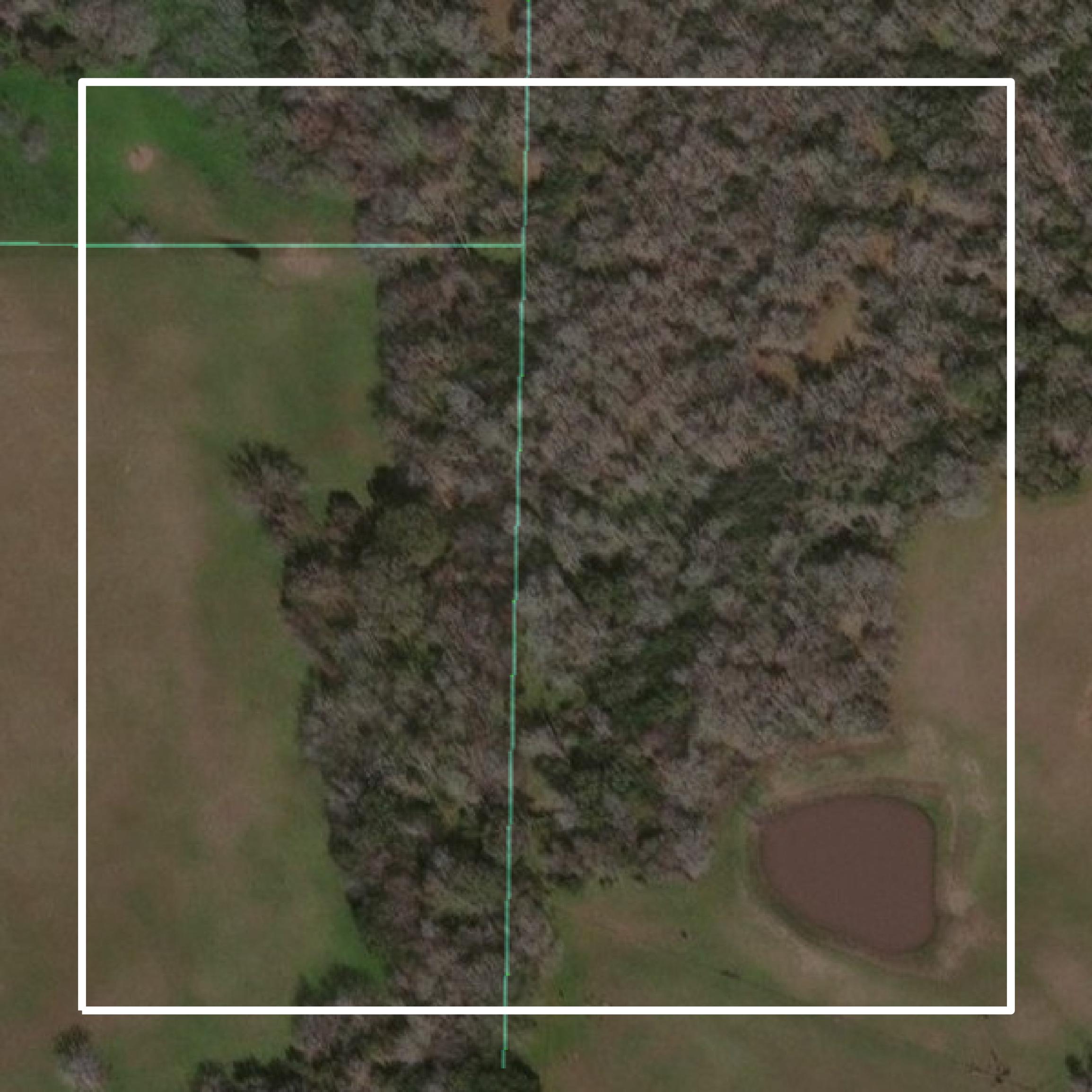 This image shows parcel and building data in Gonzales County created using GIS data in Equator.