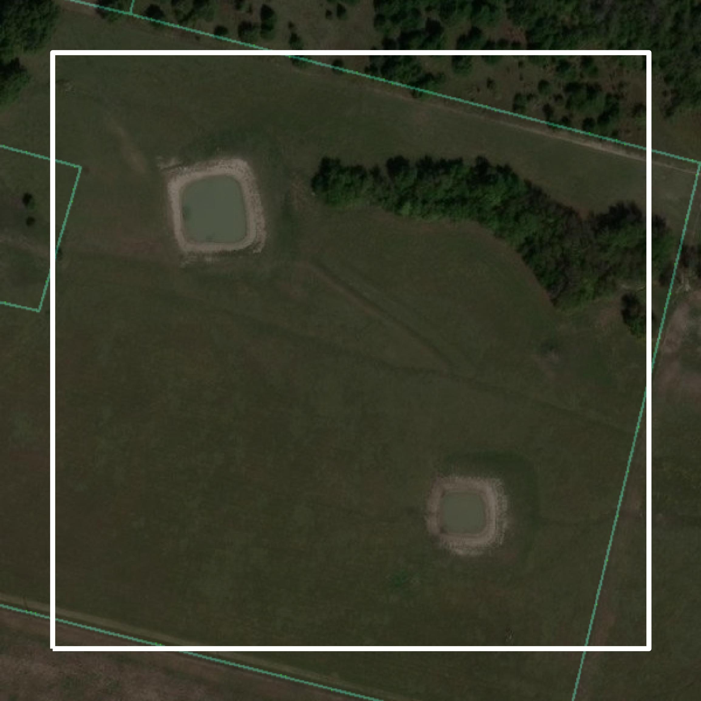 This image shows parcel and building data in Grayson County created using GIS data in Equator.