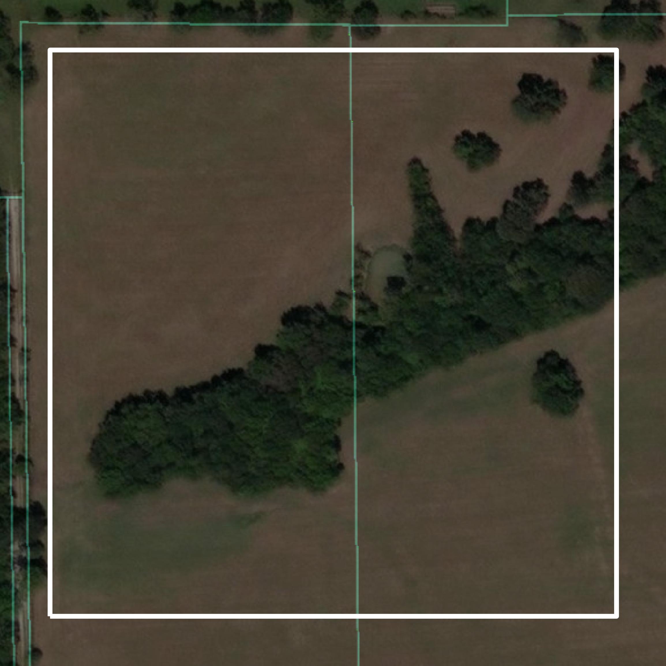 This image shows parcel and building data in Grimes County created using GIS data in Equator.