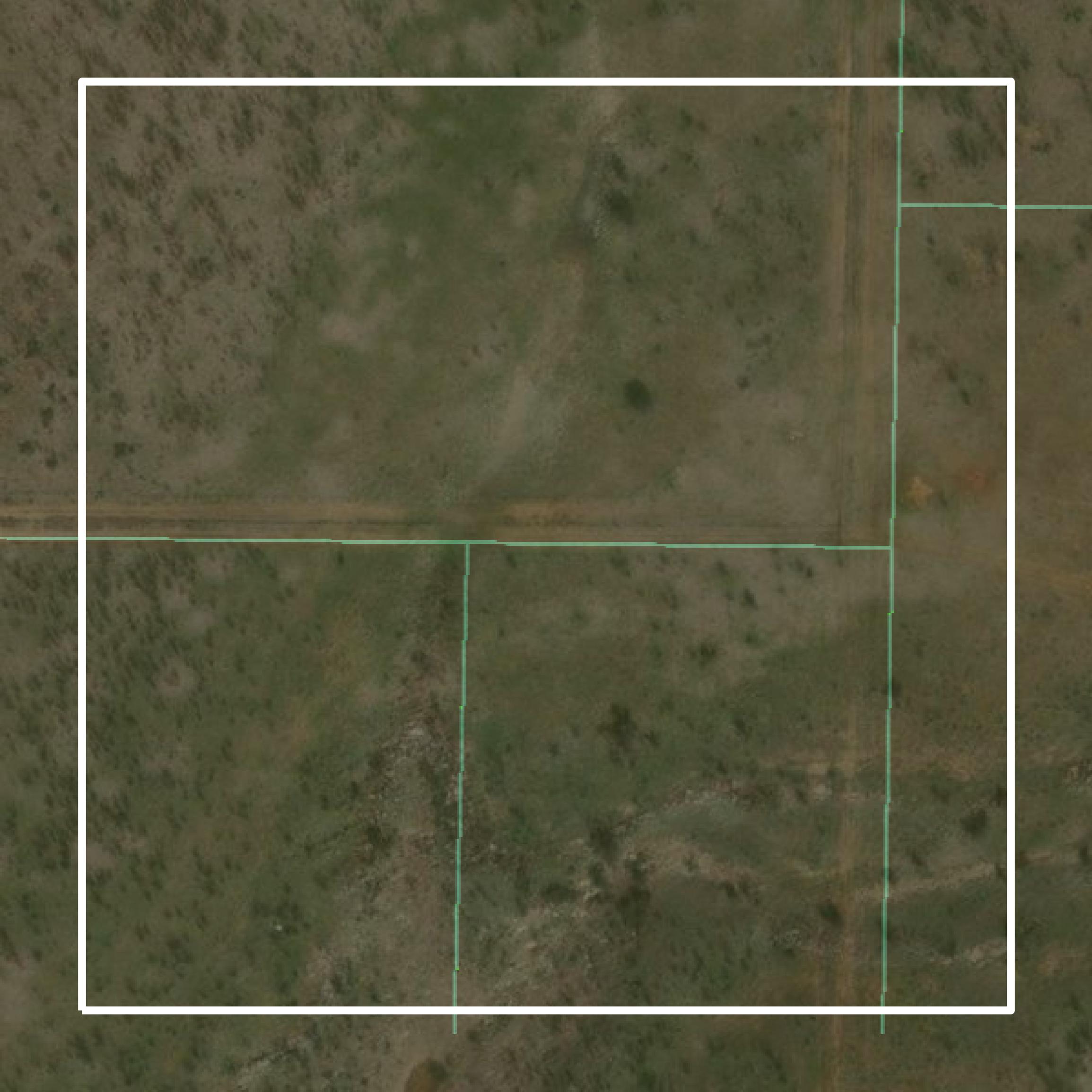 This image shows parcel and building data in Hemphill County created using GIS data in Equator.