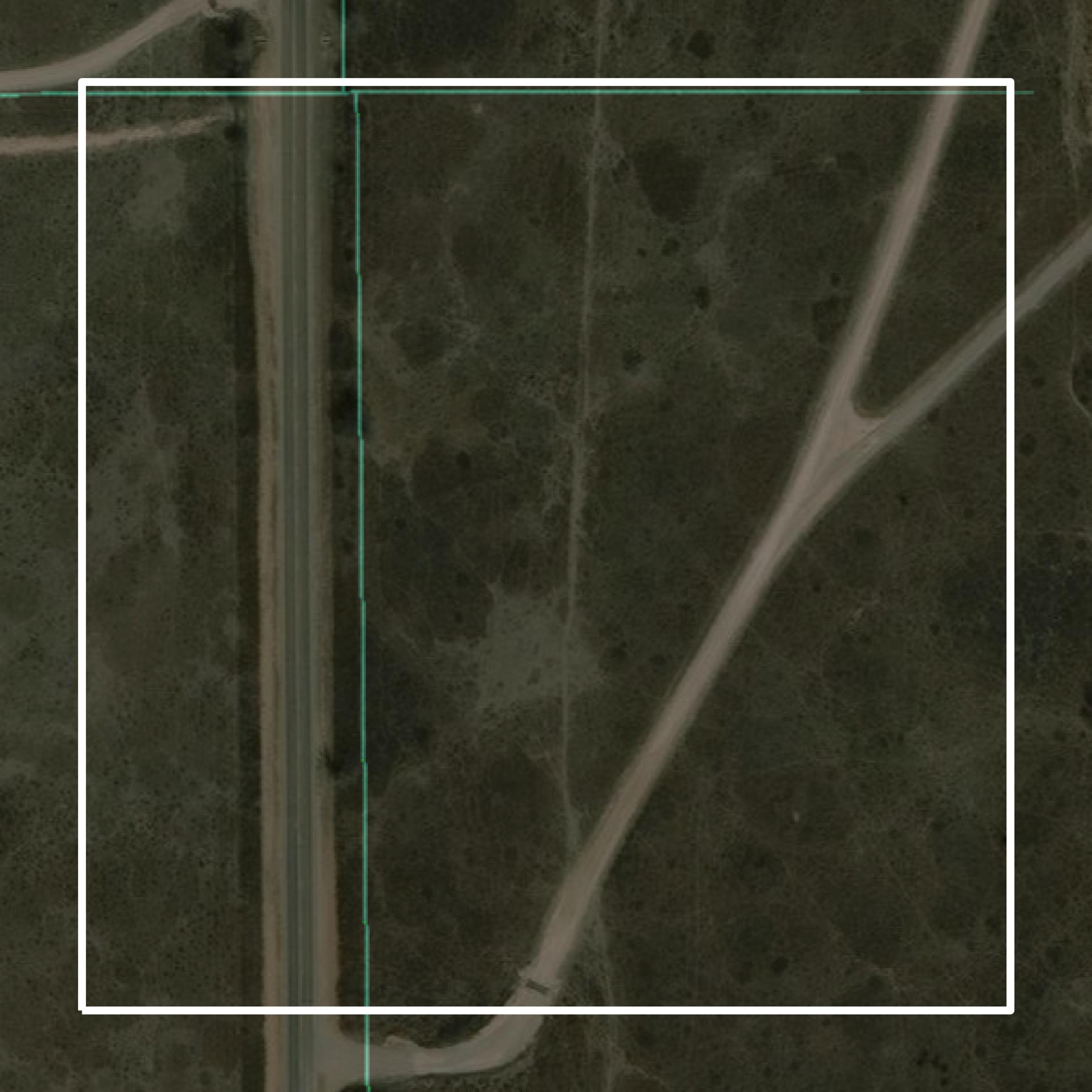 This image shows parcel and building data in Hemphill County created using GIS data in Equator.