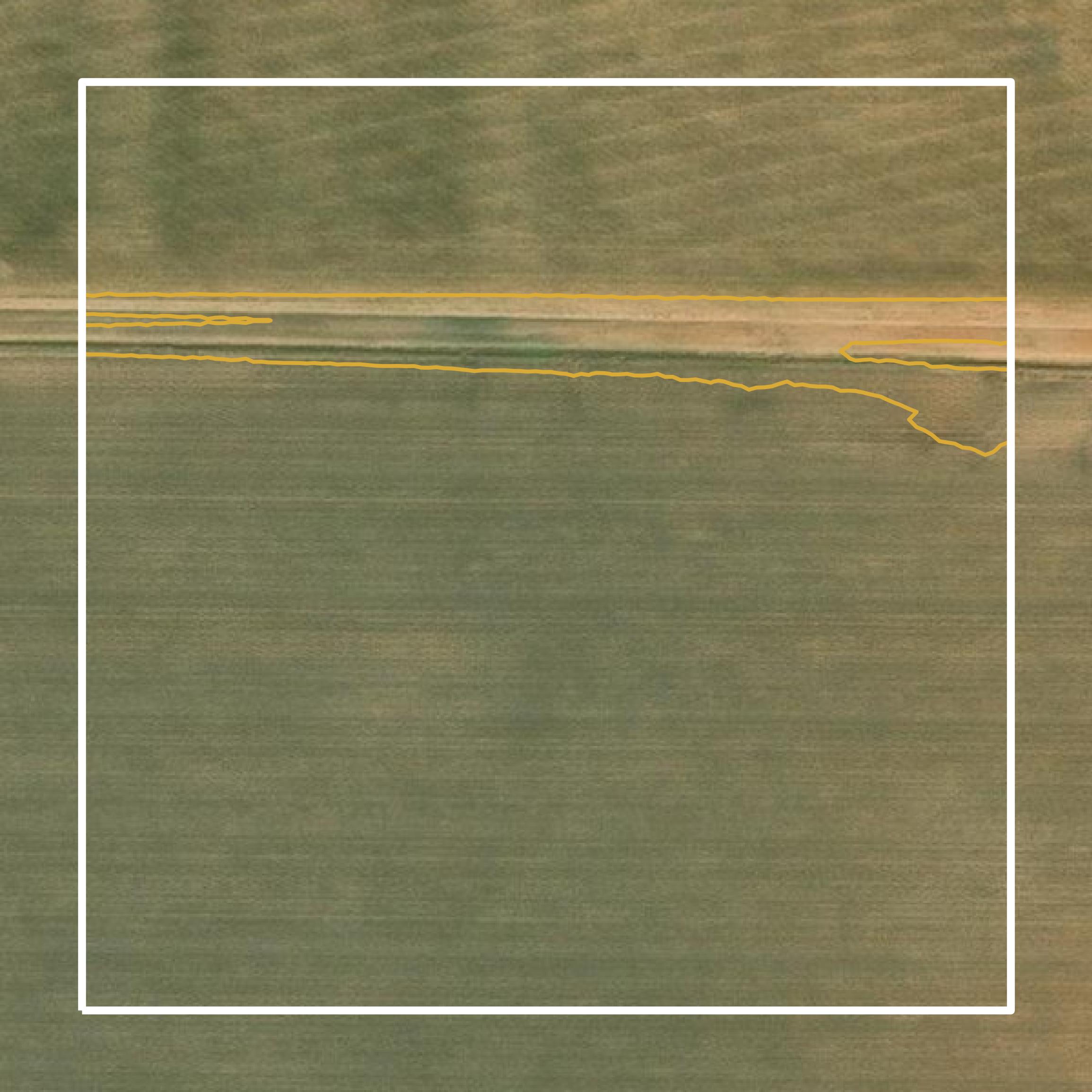 This image shows a contour map in Hockley County created using GIS data in Equator.