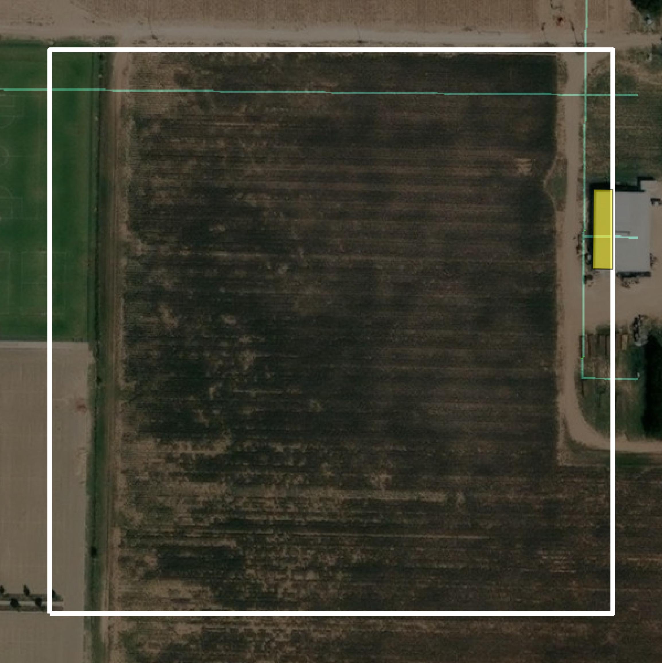This image shows parcel and building data in Hockley County created using GIS data in Equator.