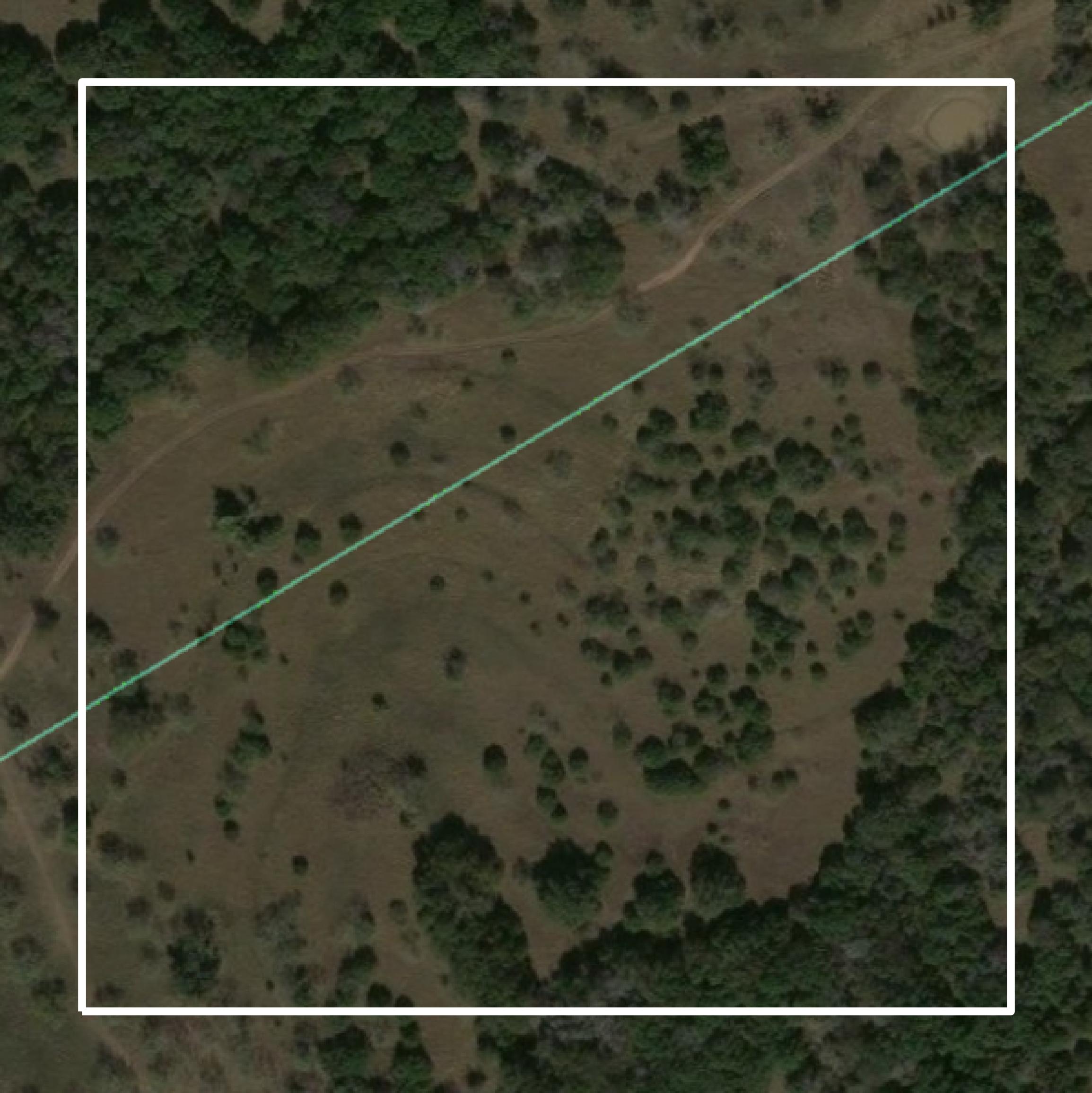 This image shows parcel and building data in Hood County created using GIS data in Equator.