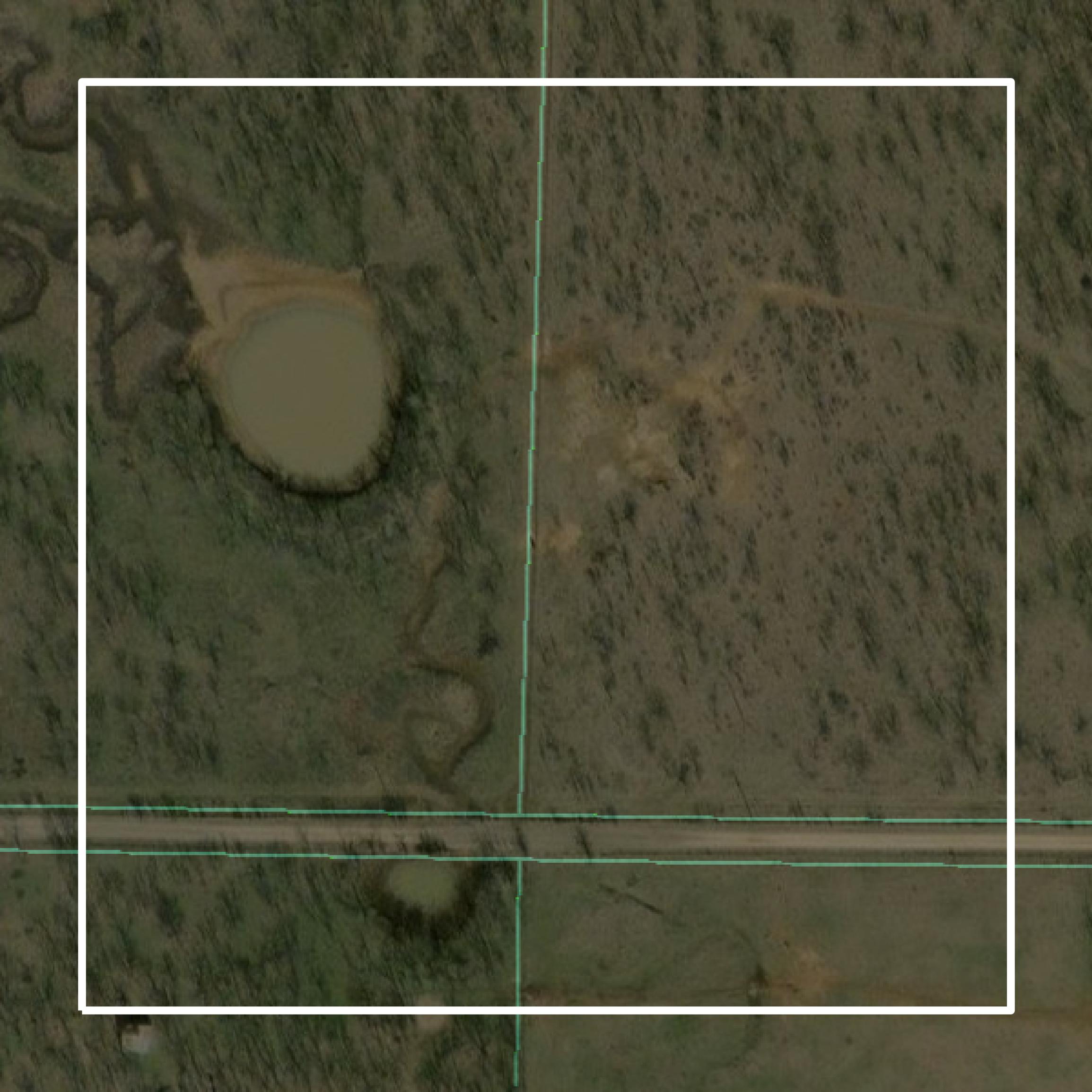 This image shows parcel and building data in Jack County created using GIS data in Equator.