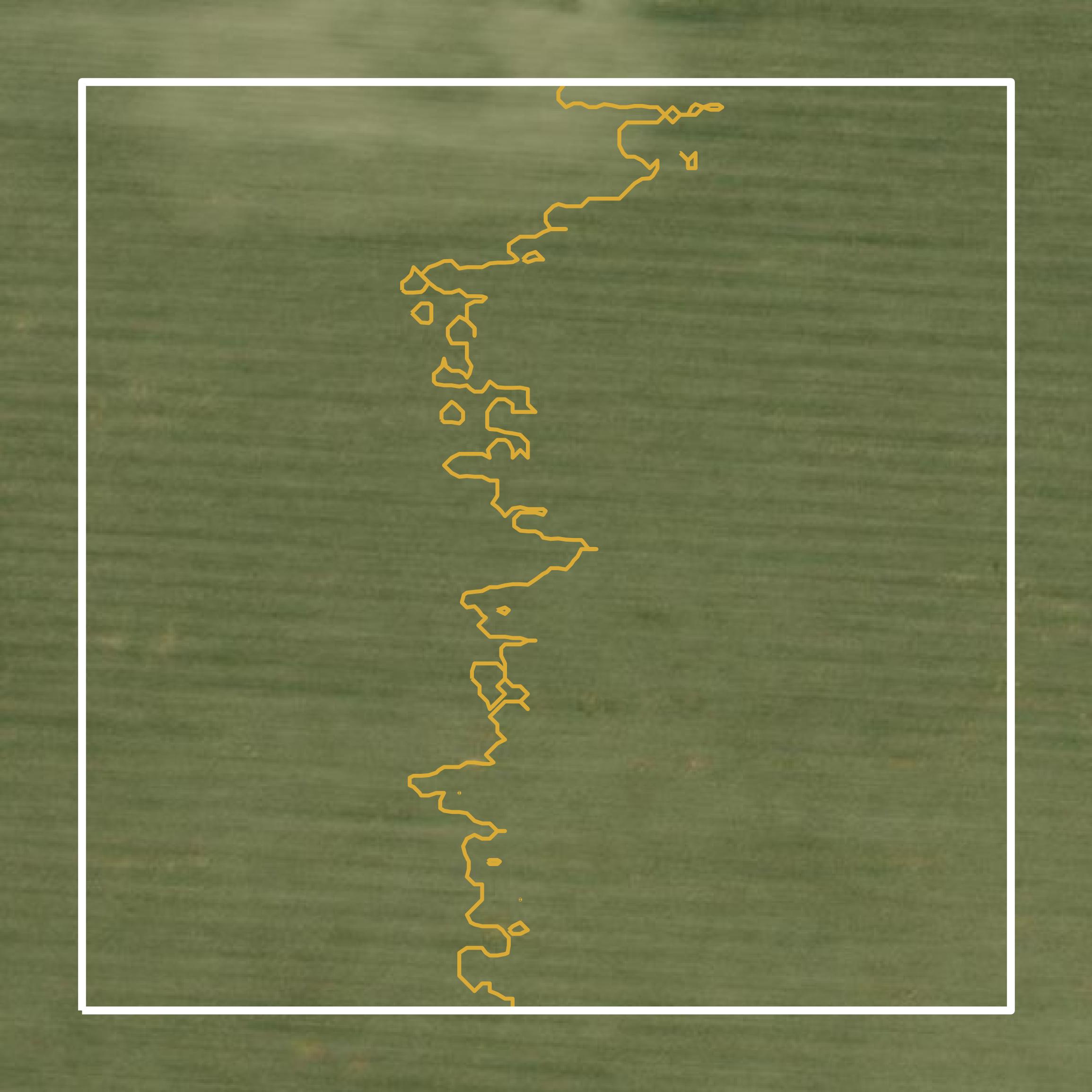 This image shows a contour map in Jim Wells County created using GIS data in Equator.