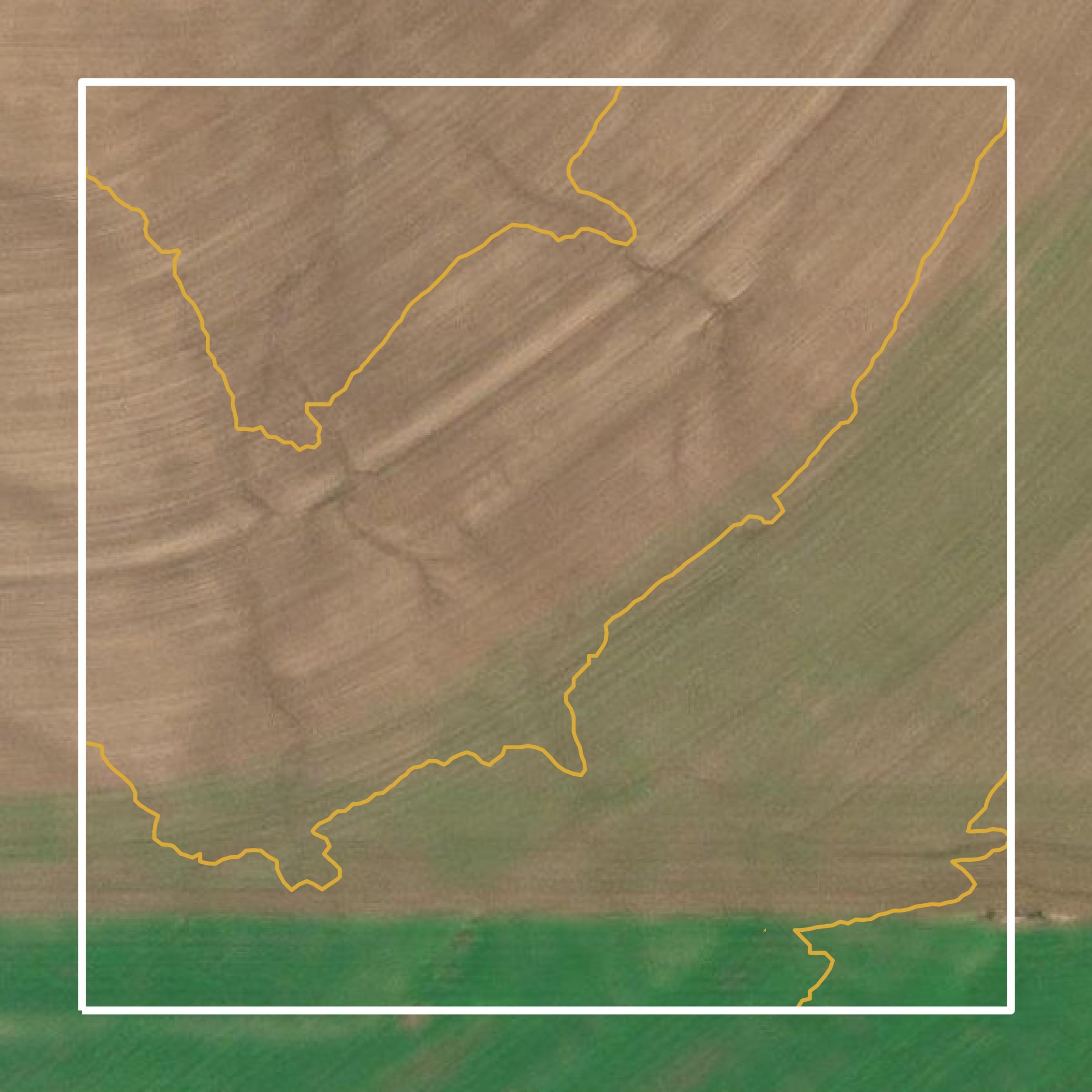 This image shows a contour map in Jones County created using GIS data in Equator.