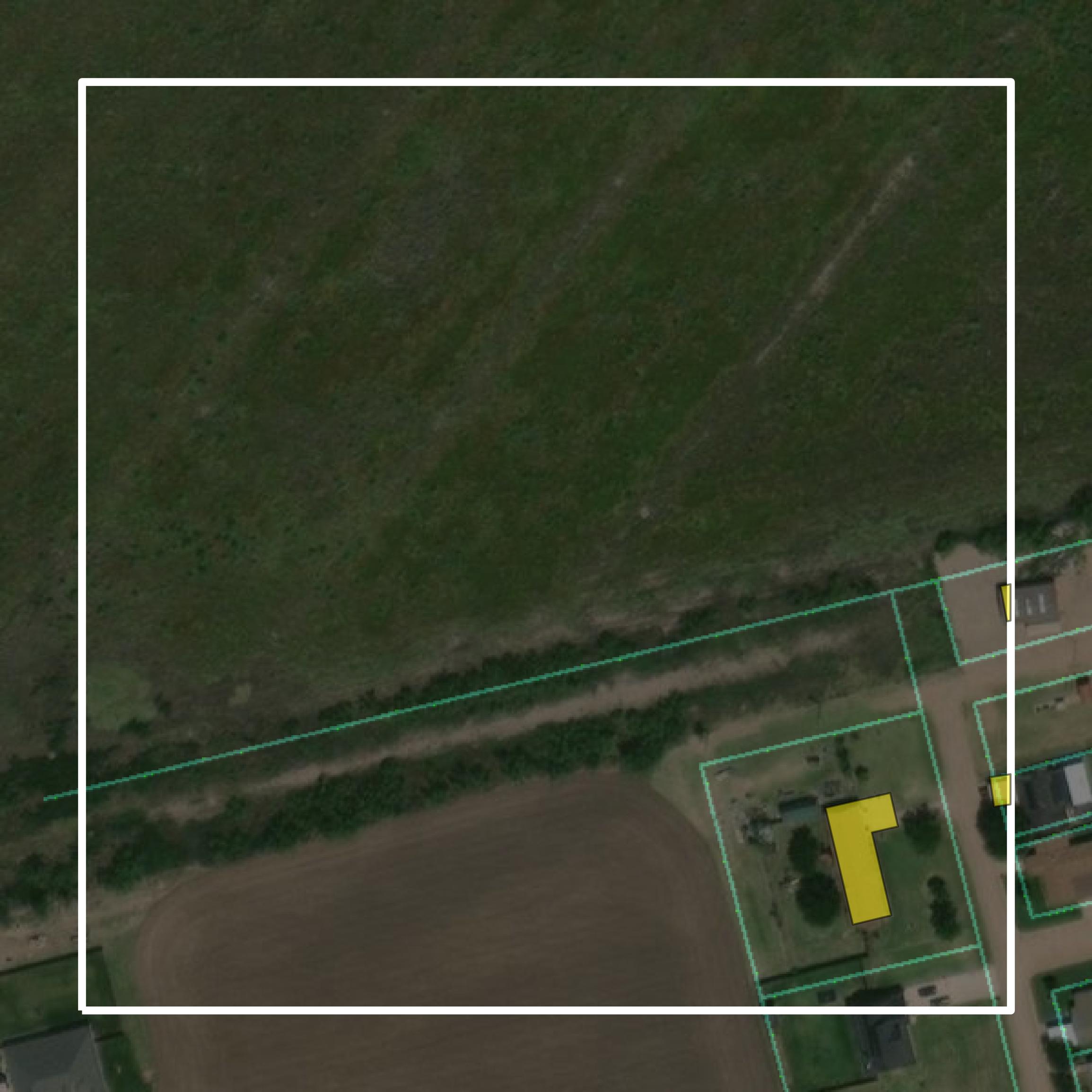 This image shows parcel and building data in Jones County created using GIS data in Equator.