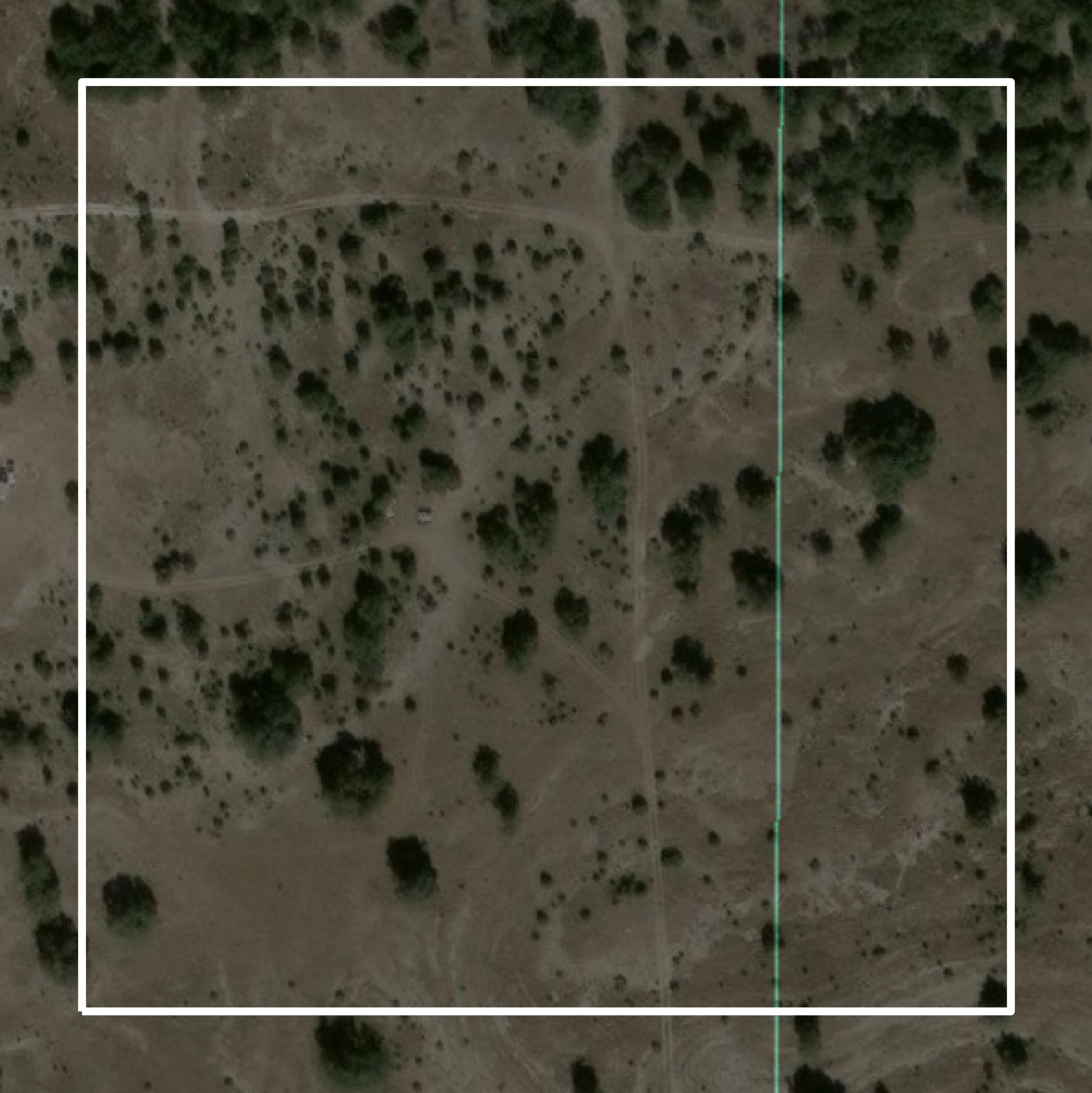 This image shows parcel and building data in Kimble County created using GIS data in Equator.
