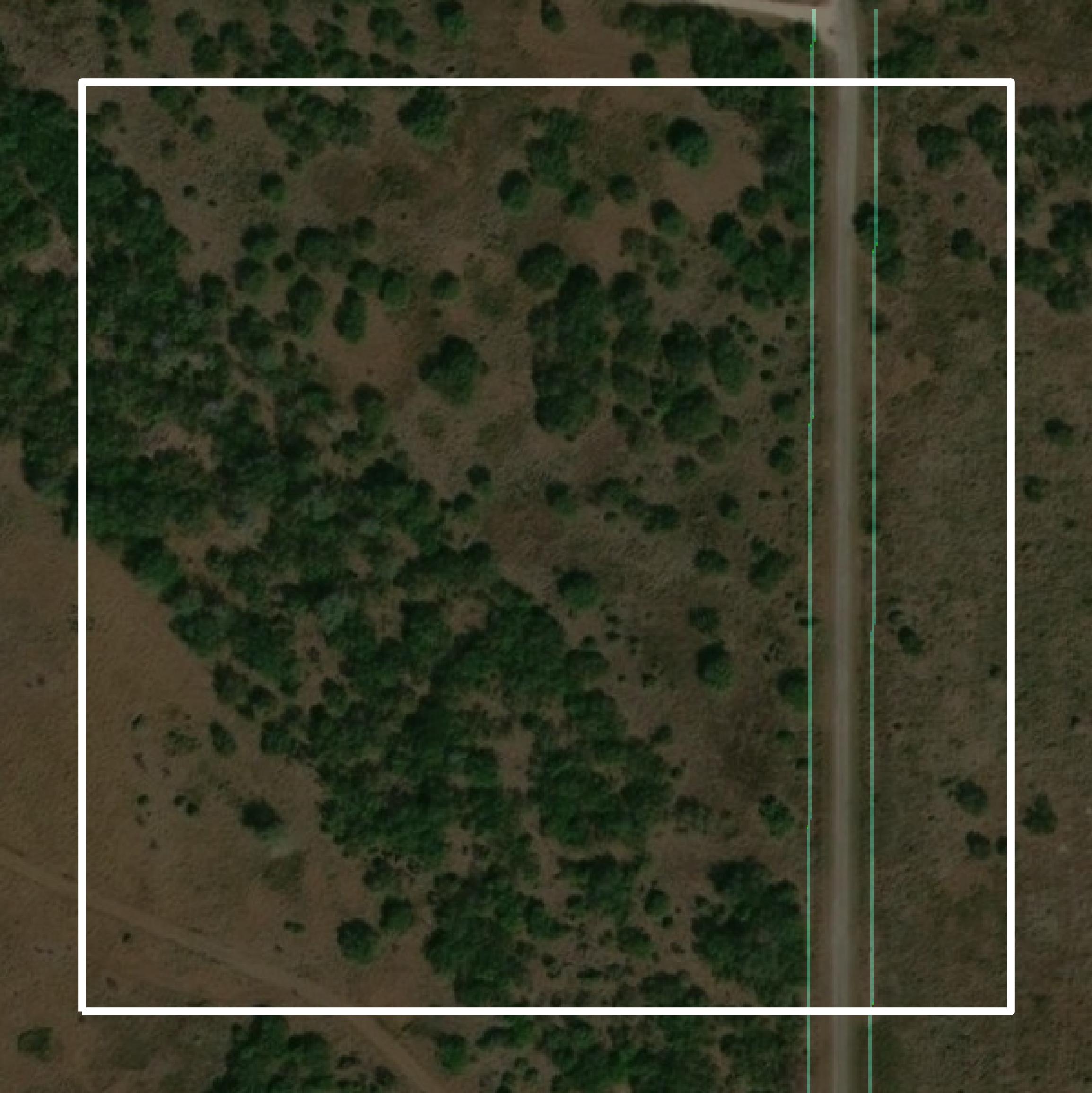 This image shows parcel and building data in Kleberg County created using GIS data in Equator.