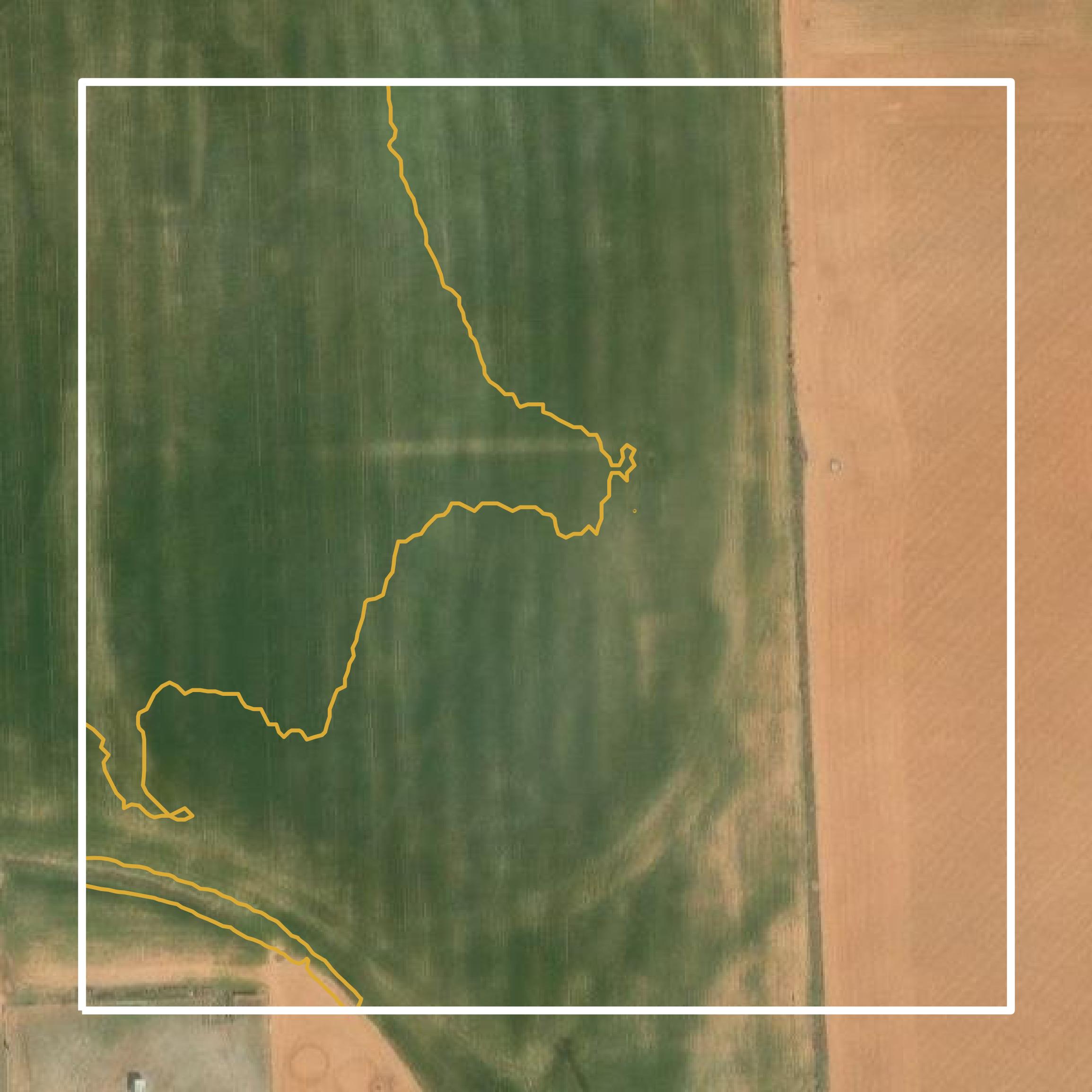 This image shows a contour map in Knox County created using GIS data in Equator.