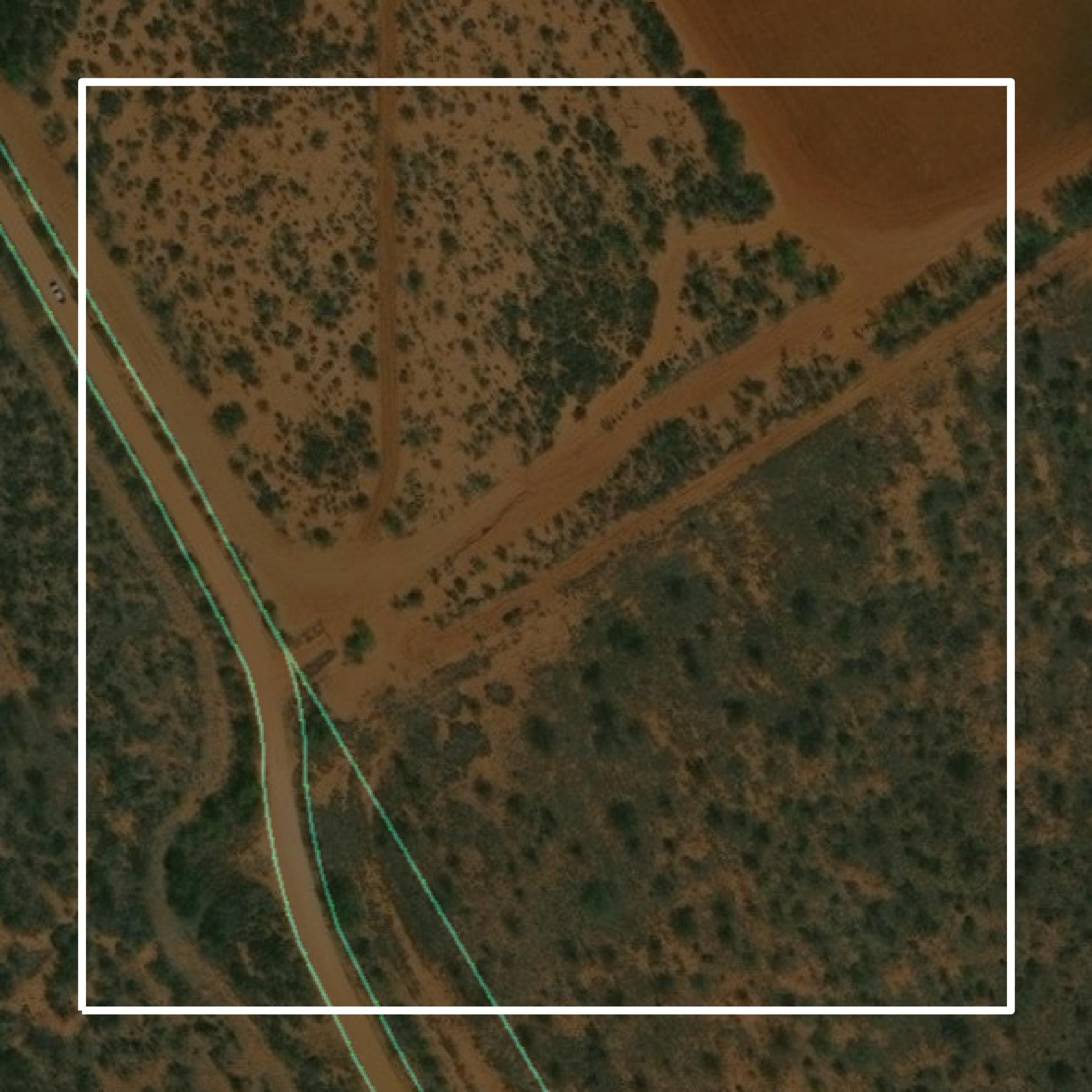 This image shows parcel and building data in La Salle County created using GIS data in Equator.