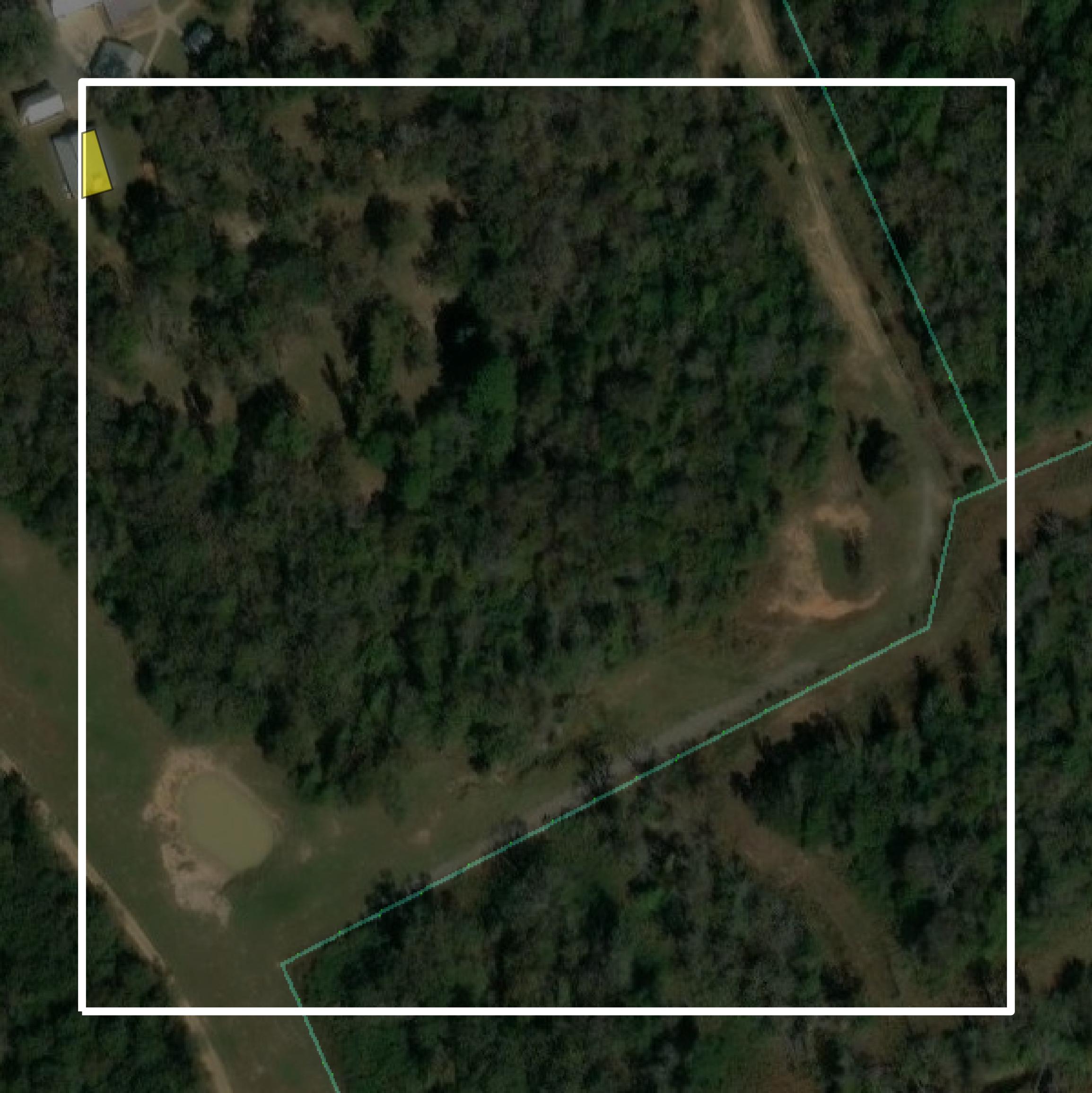 This image shows parcel and building data in Leon County created using GIS data in Equator.