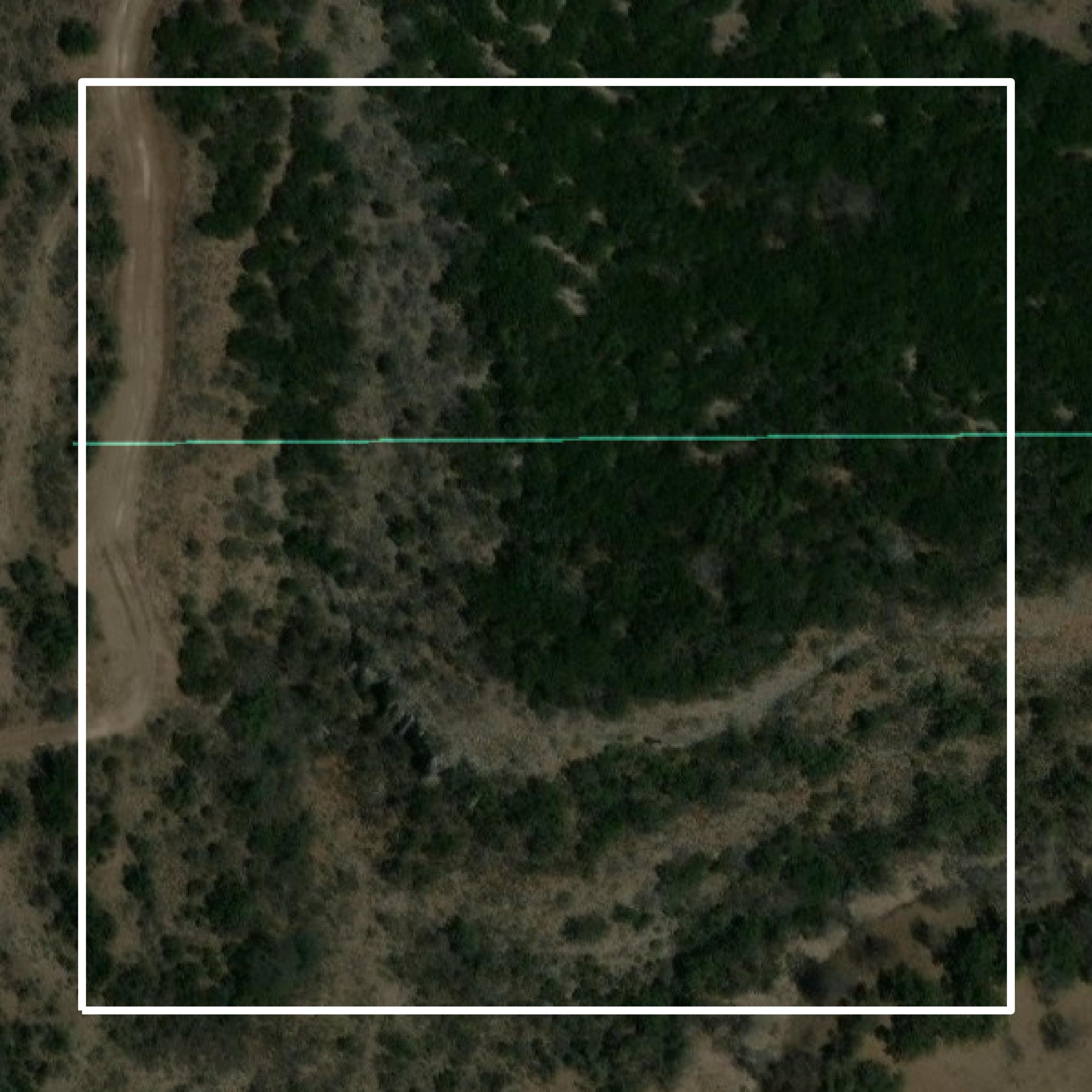 This image shows parcel and building data in Llano County created using GIS data in Equator.