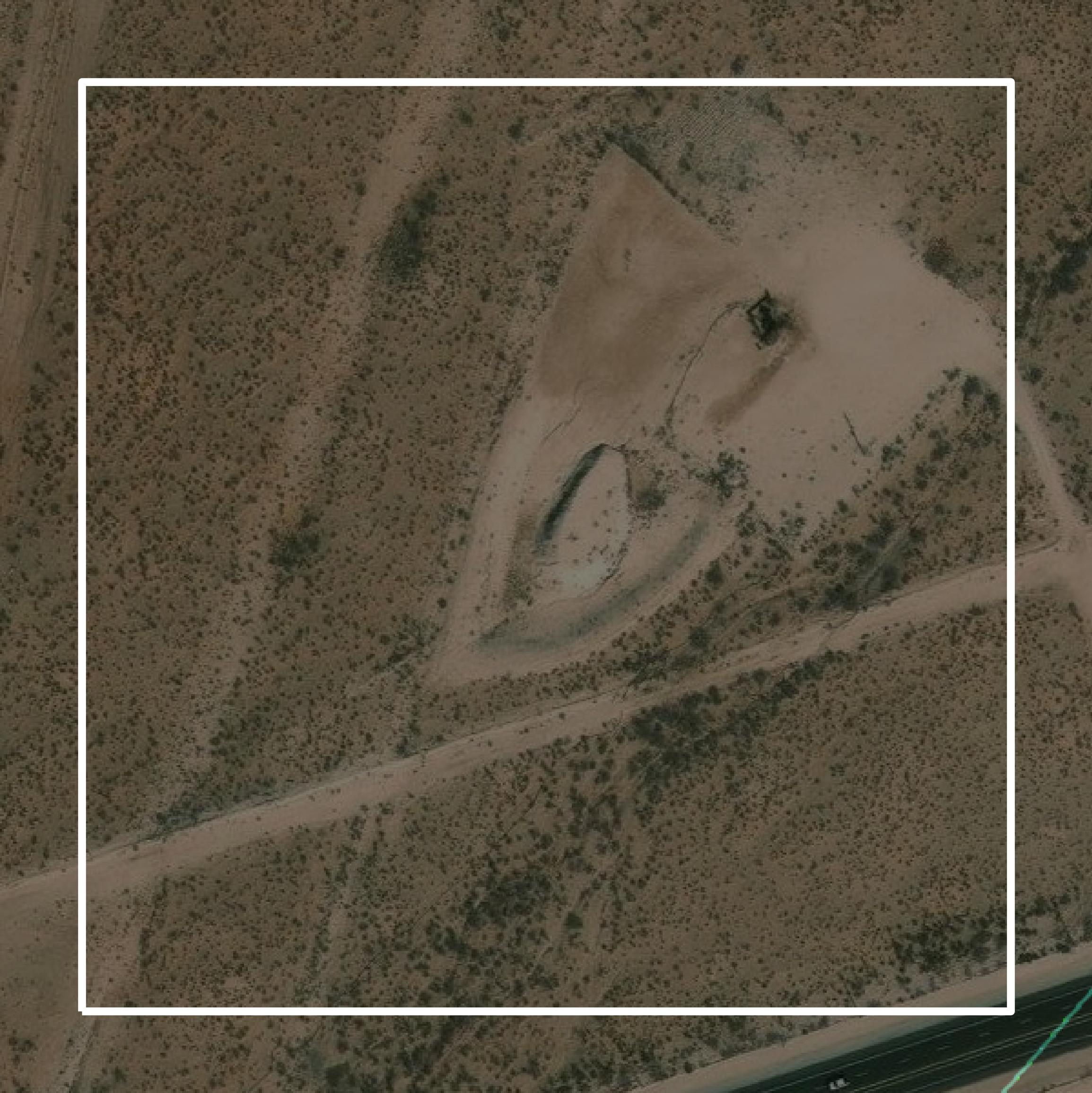 This image shows parcel and building data in Loving County created using GIS data in Equator.