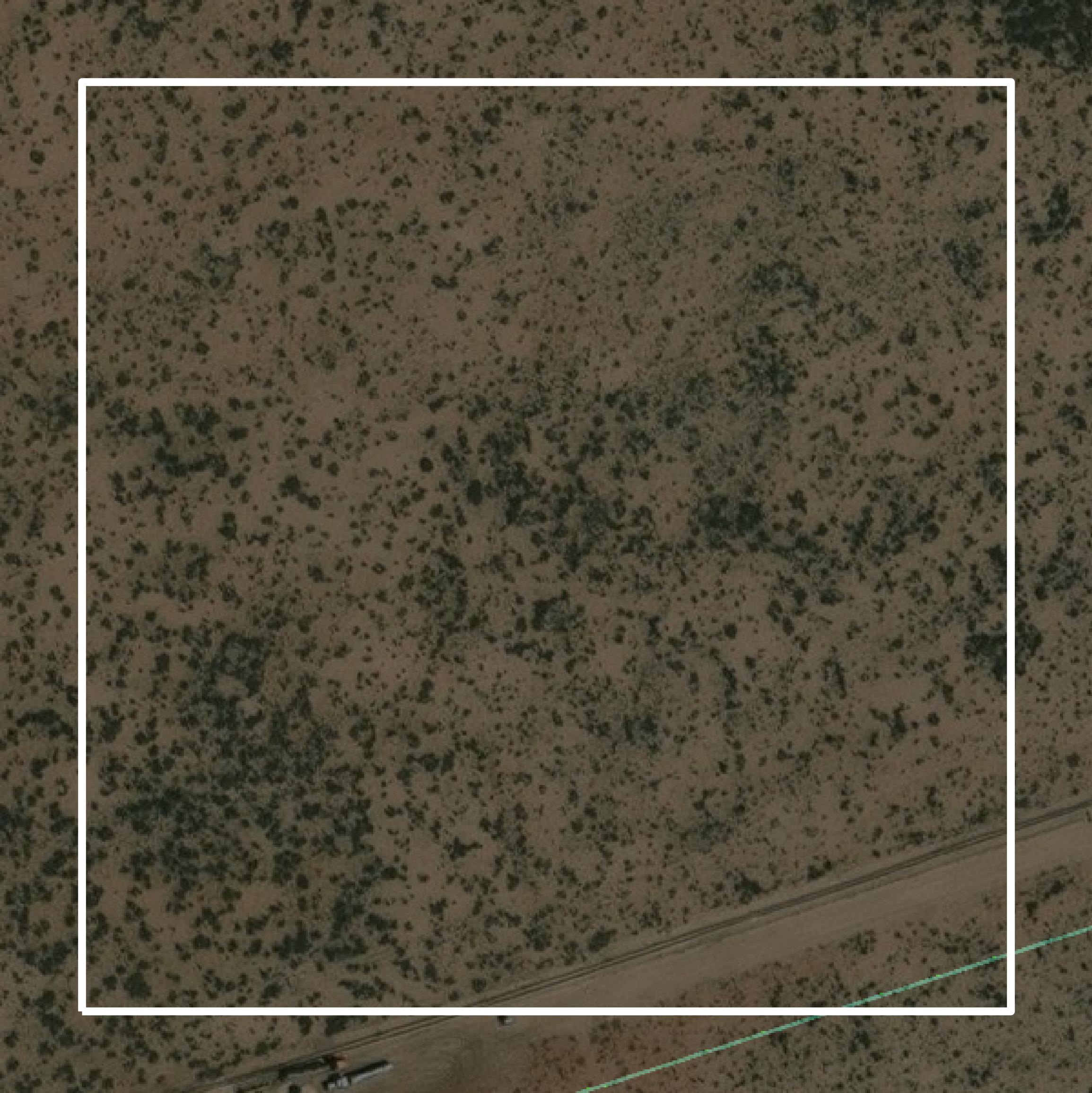 This image shows parcel and building data in Loving County created using GIS data in Equator.