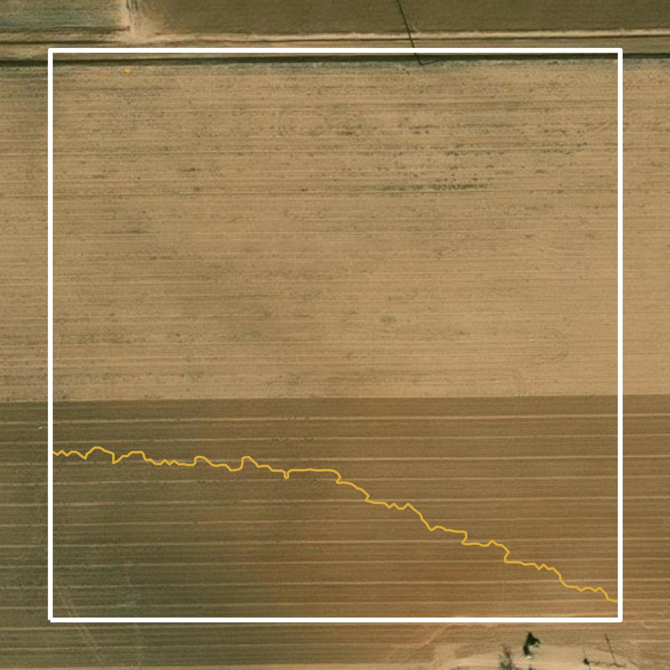 This image shows a contour map in Lubbock County created using GIS data in Equator.