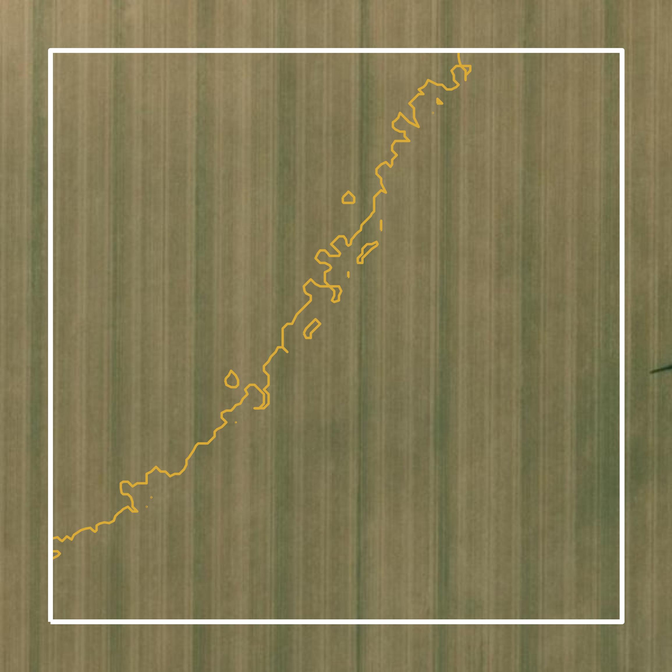 This image shows a contour map in Lynn County created using GIS data in Equator.
