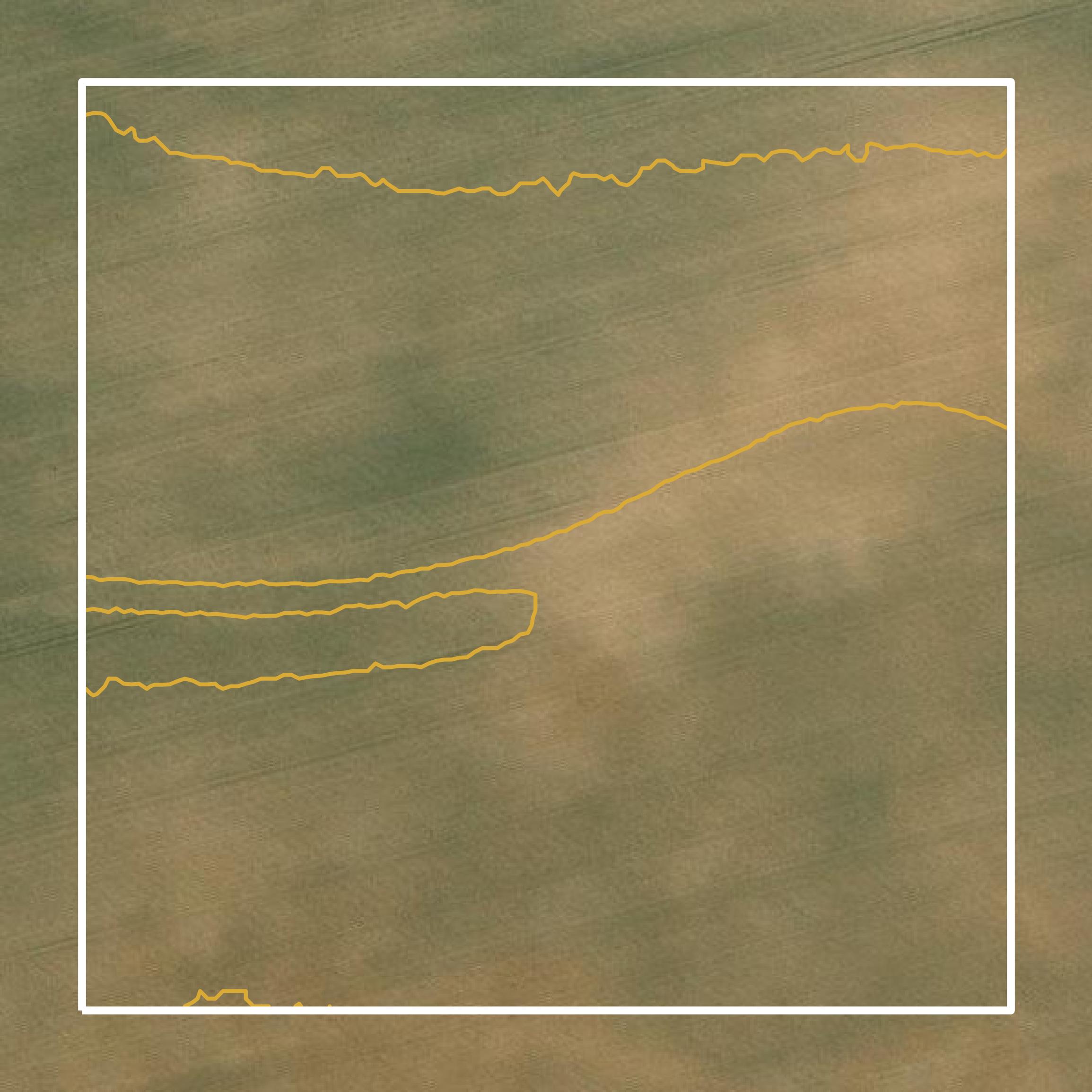 This image shows a contour map in Martin County created using GIS data in Equator.