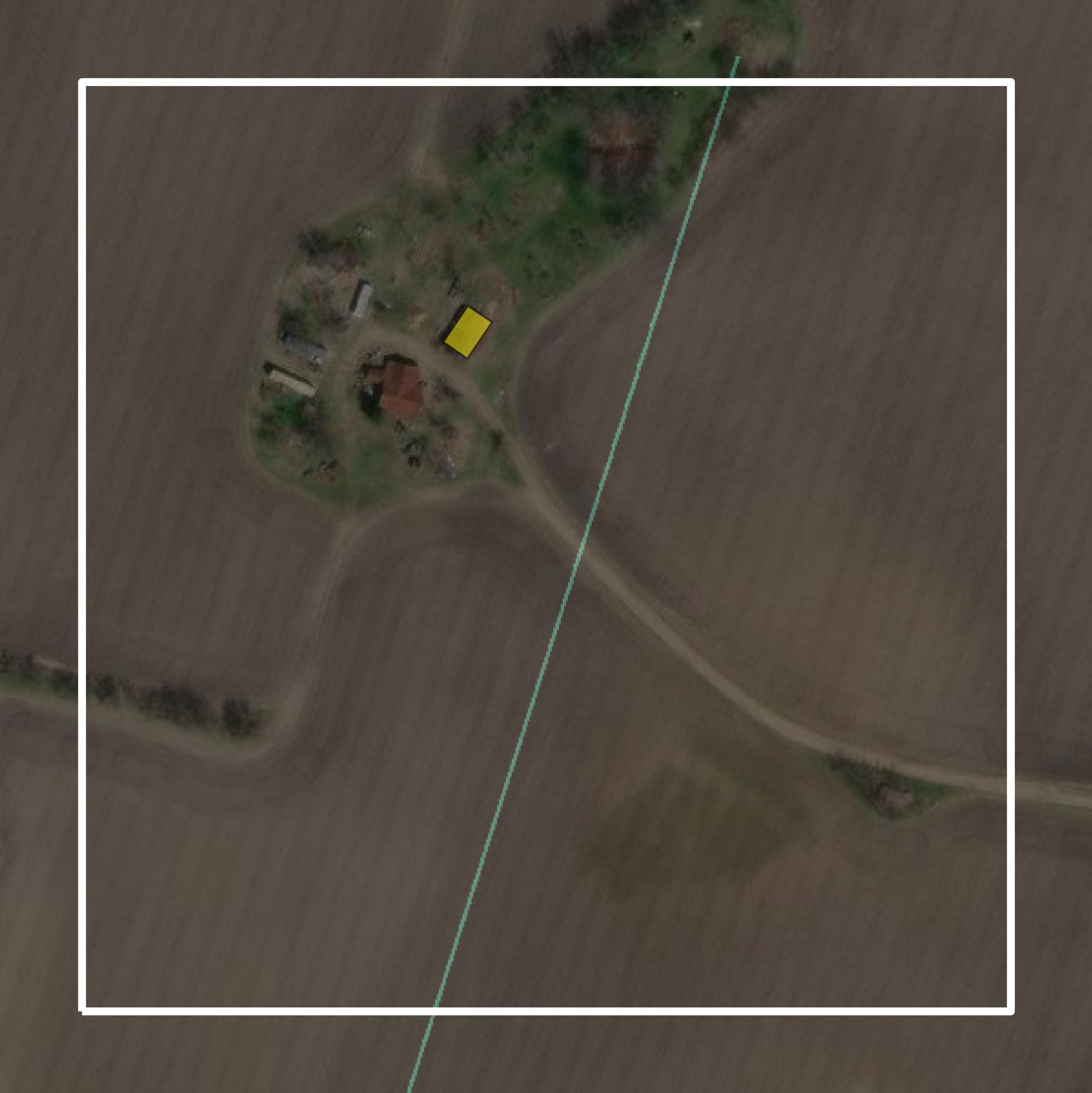 This image shows parcel and building data in Milam County created using GIS data in Equator.