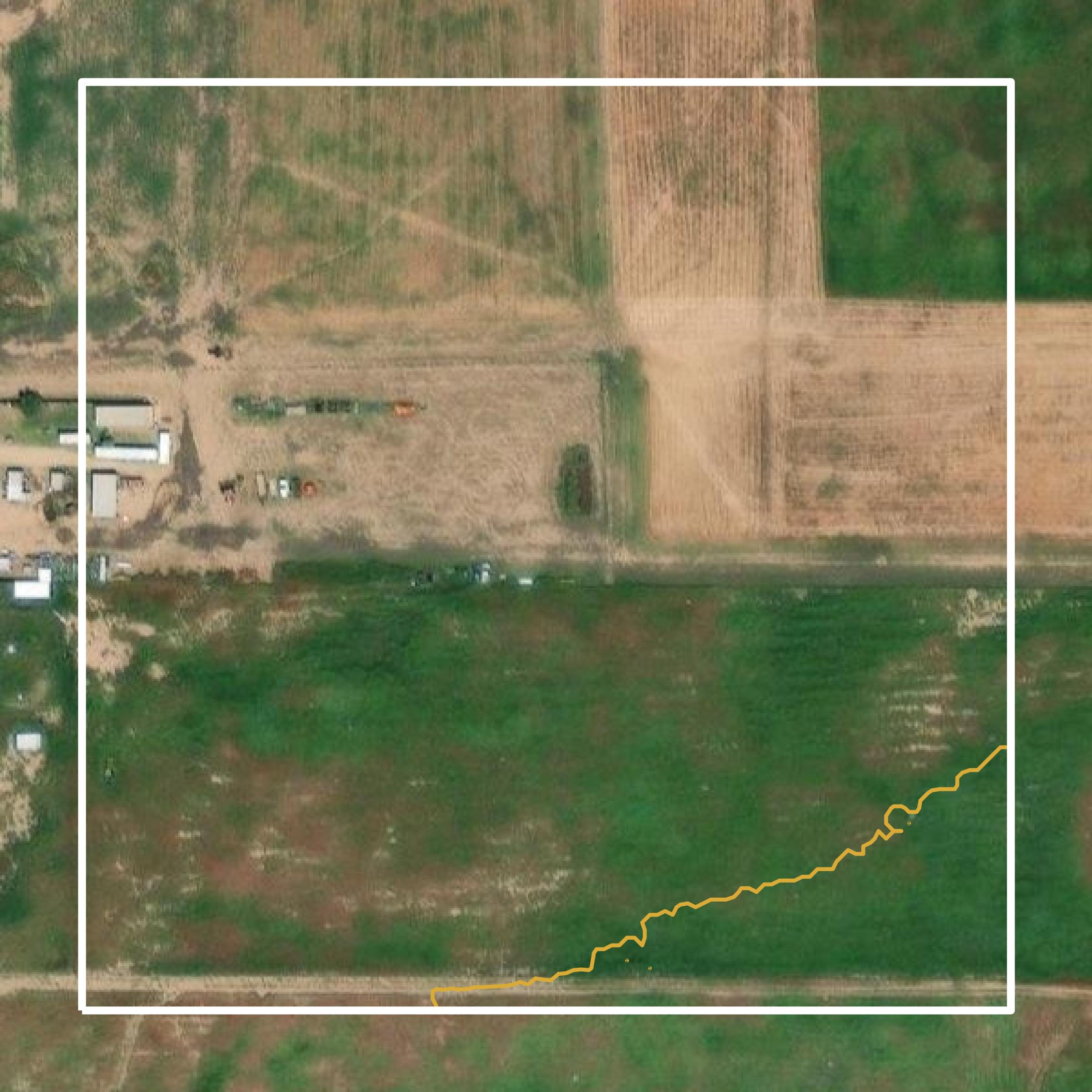 This image shows a contour map in Moore County created using GIS data in Equator.