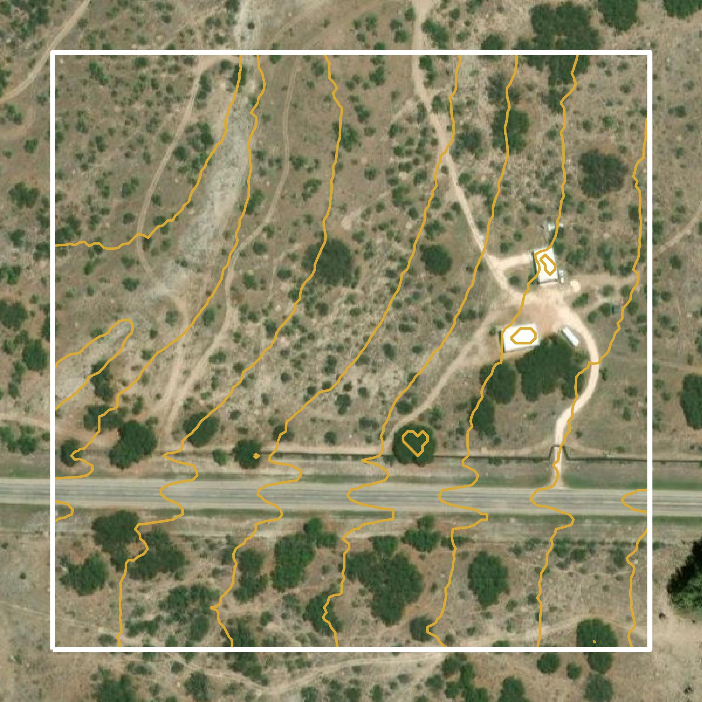 This image shows parcel and building data in Morris County created using GIS data in Equator.
