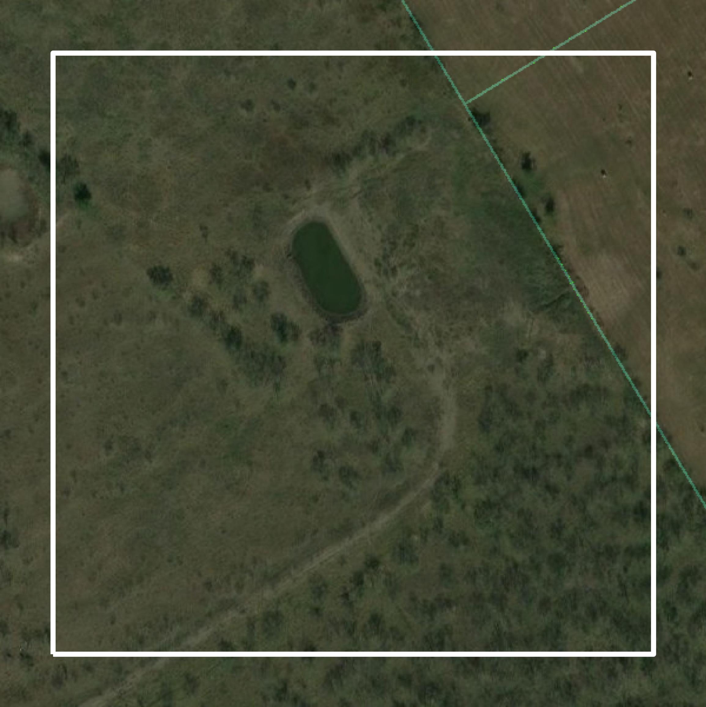 This image shows parcel and building data in Navarro County created using GIS data in Equator.