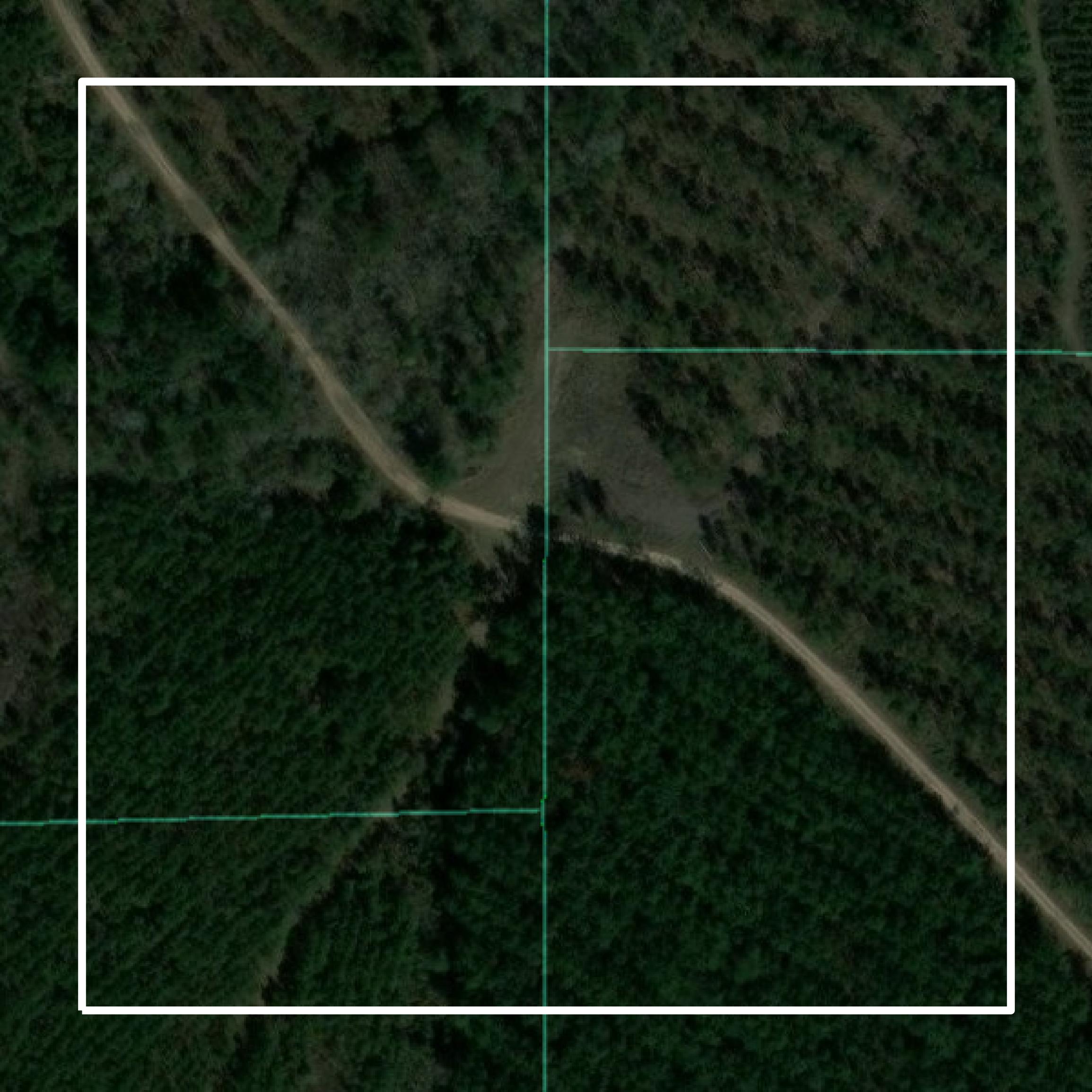 This image shows parcel and building data in Nolan County created using GIS data in Equator.