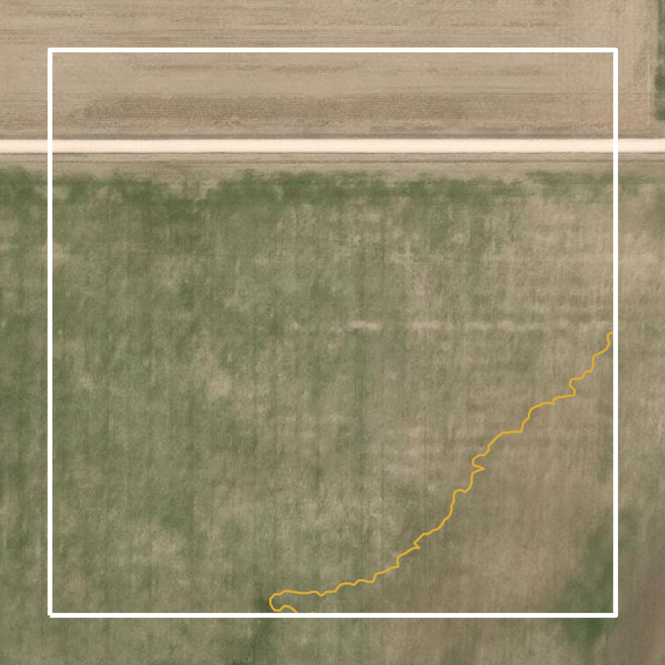 This image shows a contour map in Ochiltree County created using GIS data in Equator.