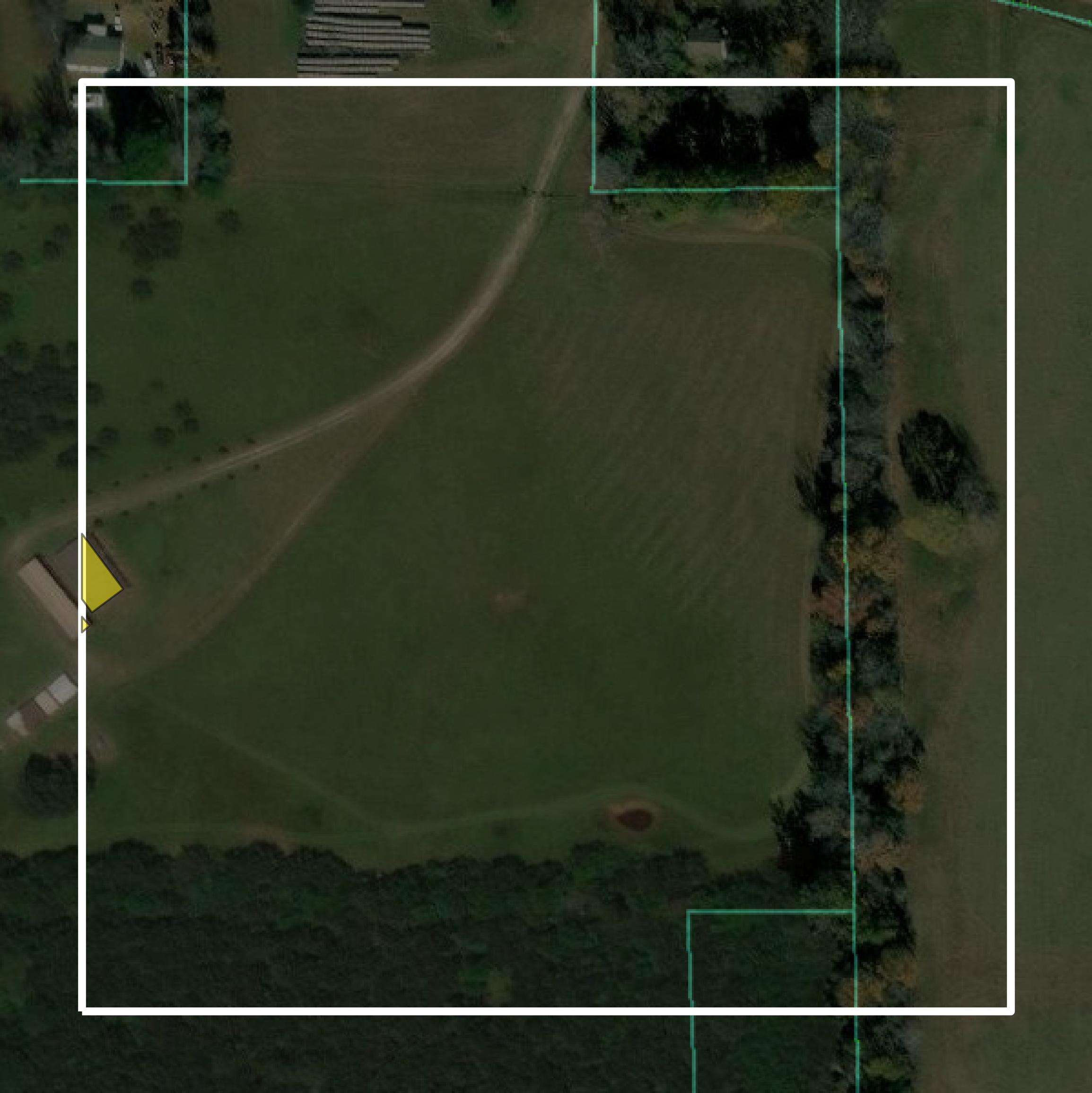 This image shows parcel and building data in Panola County created using GIS data in Equator.
