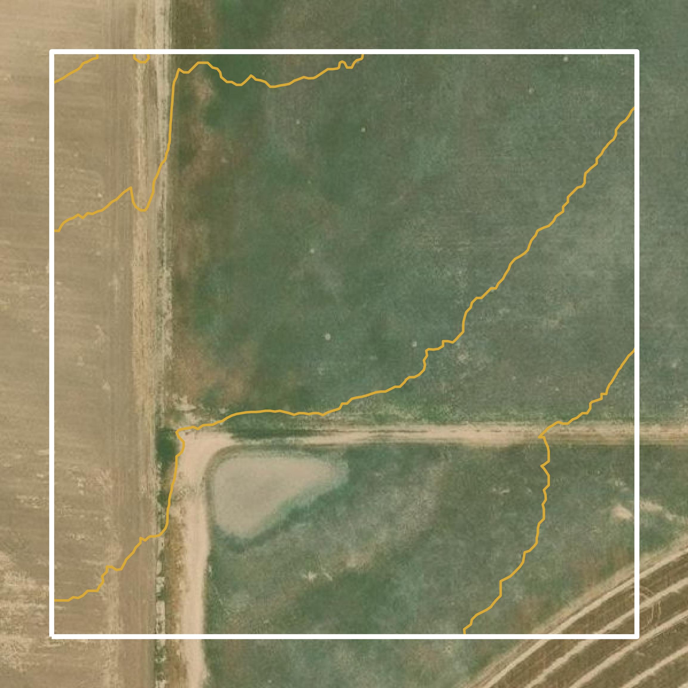 This image shows a contour map in Potter County created using GIS data in Equator.