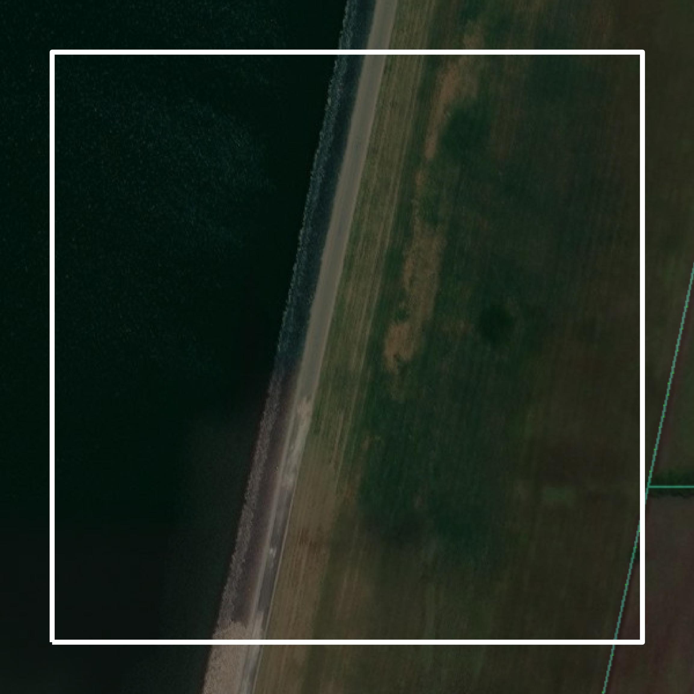 This image shows parcel and building data in Rains County created using GIS data in Equator.