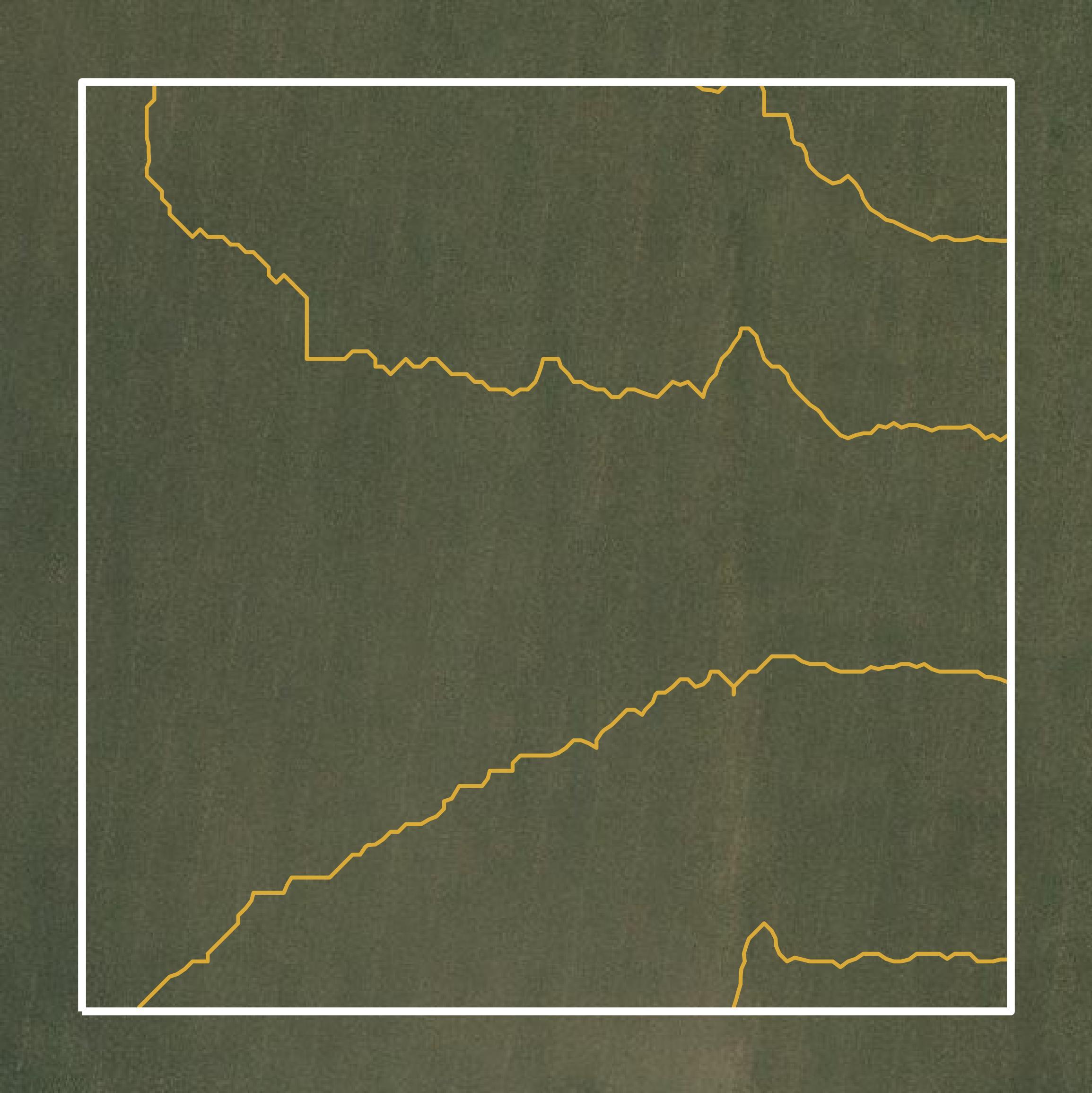 This image shows a contour map in Red River County created using GIS data in Equator.