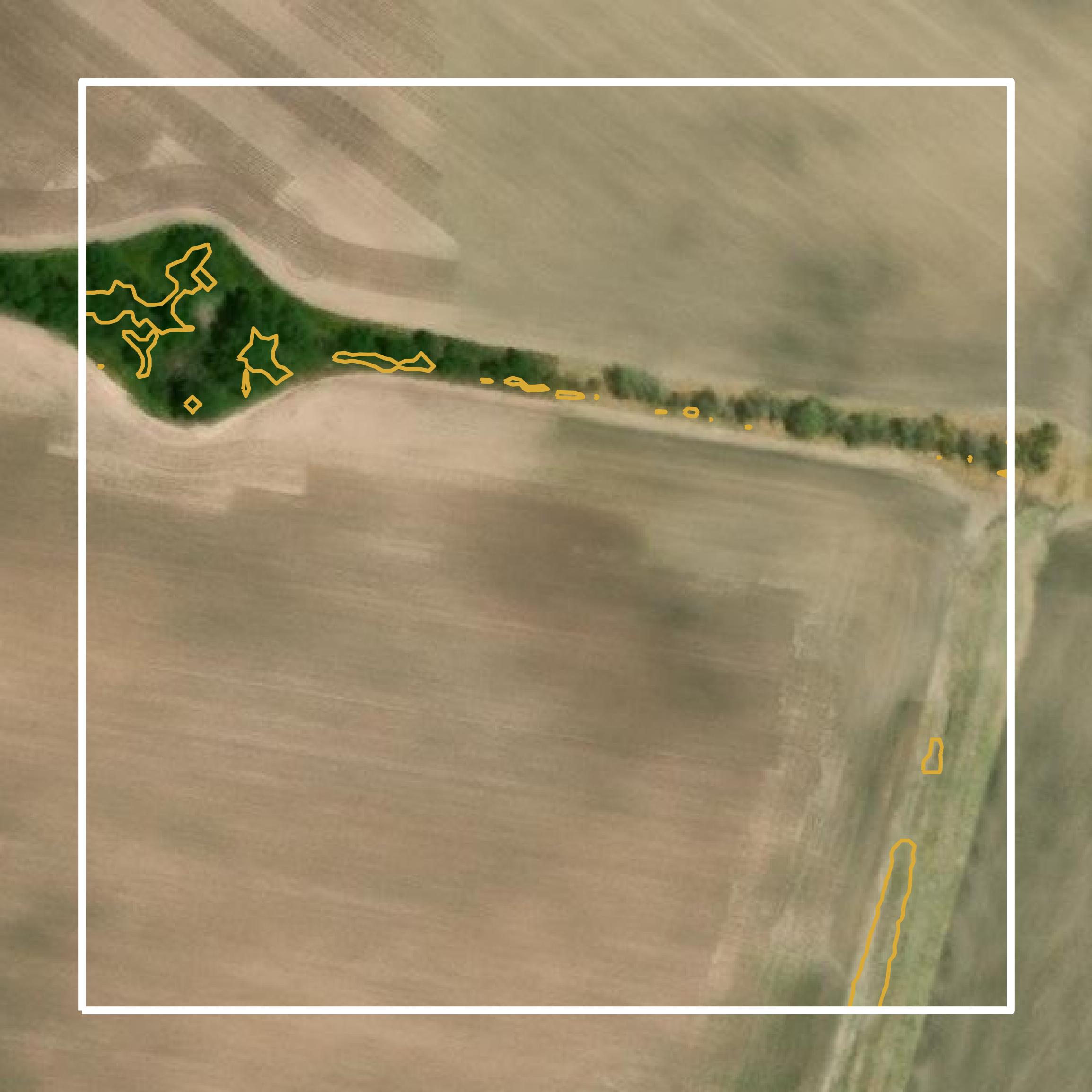 This image shows a contour map in Refugio County created using GIS data in Equator.